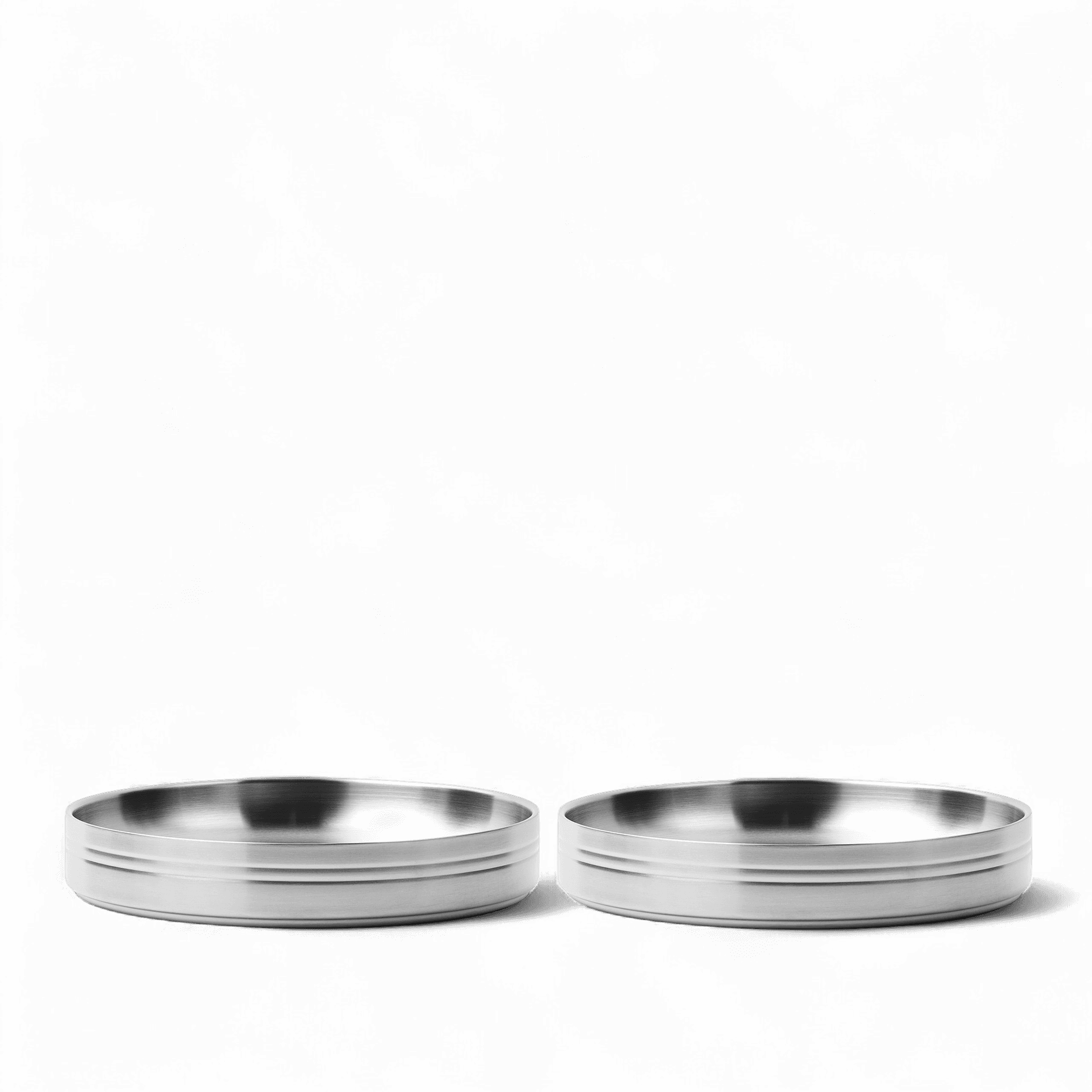 Service Projects - Stainless Steel Pasta Plate - Set of 2 - Dype tallerkener