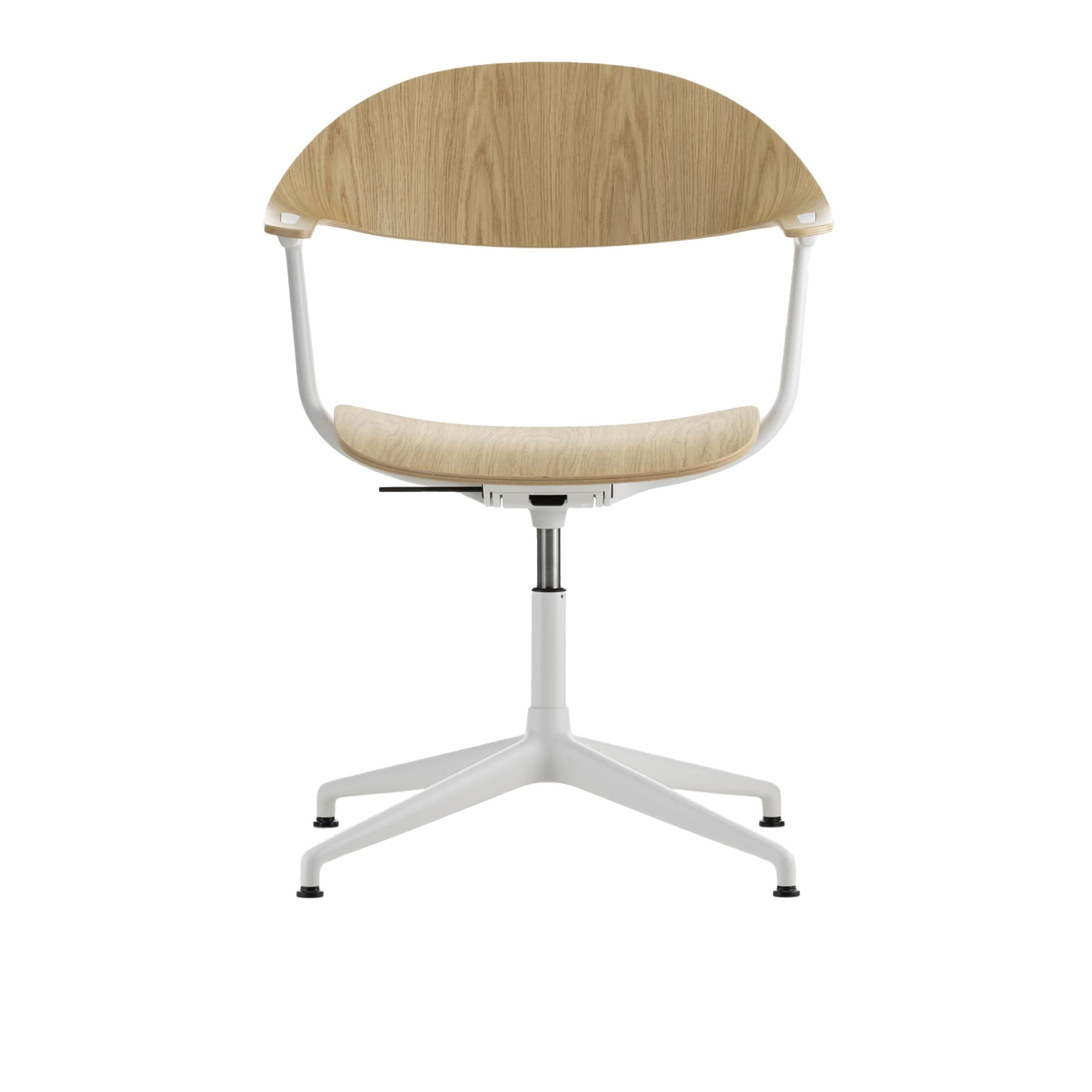 Vitra - Mynt skrivebordsstol natural oak/ soft light - Kontorstoler - Erwan Bouroullec - Tre farget - Tre