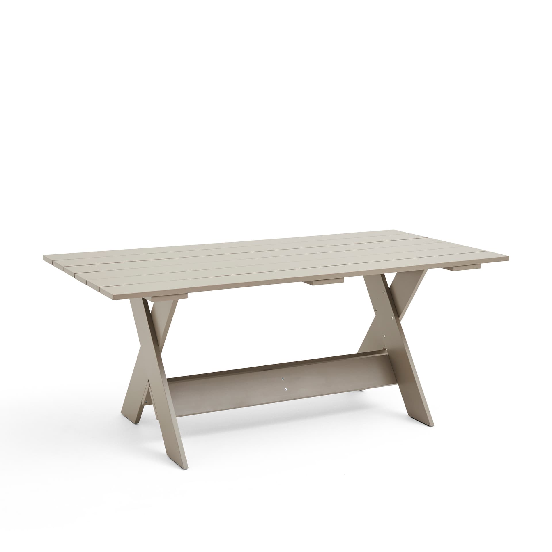 HAY - Crate Dining Table L180 - London fog - Utendørs spisebord - Gerrit Rietveld - Grå - Tre