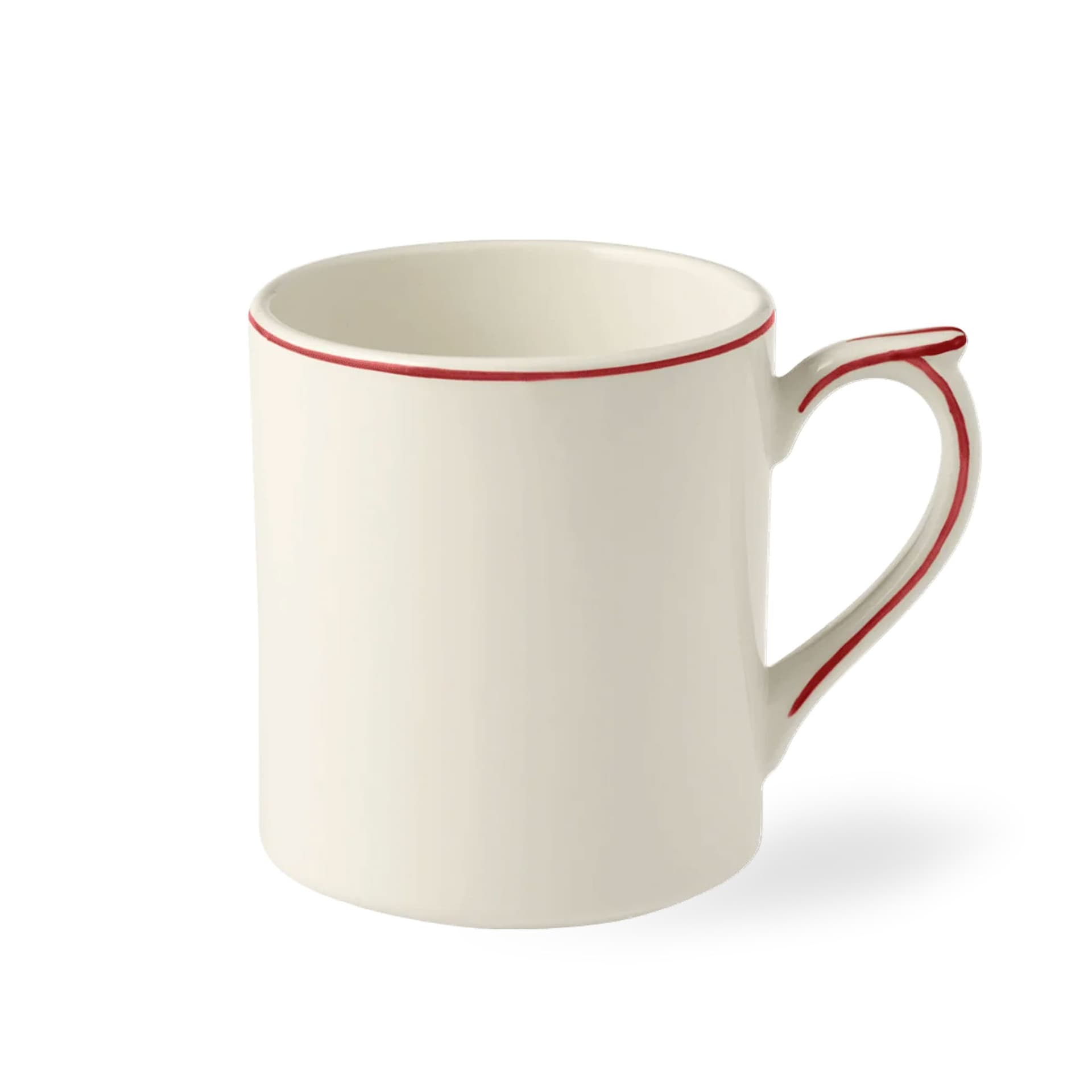 Gien - Filet mugg röd - Kaffekopper - Rød - Keramikk
