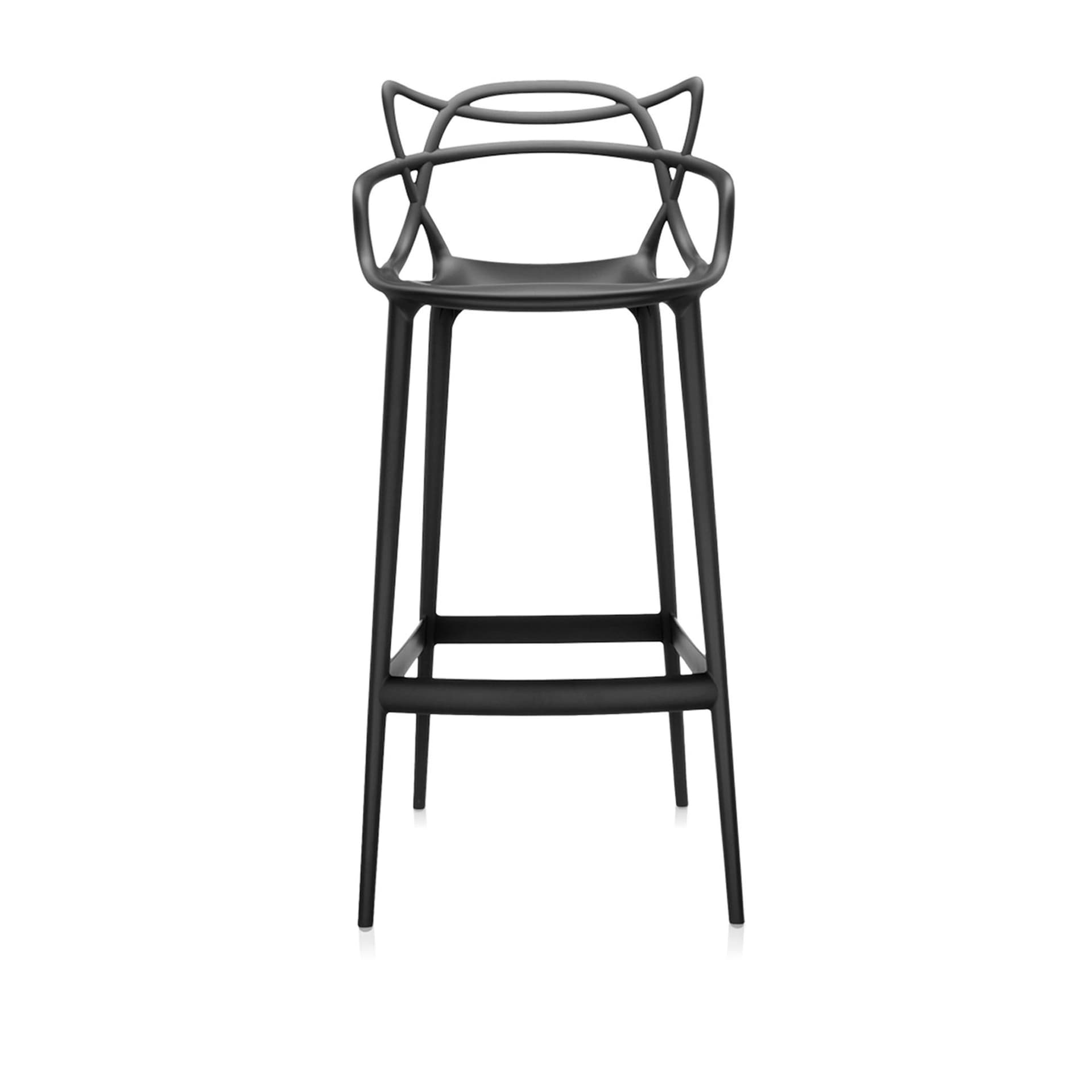 Kartell - Masters Stool 5868, Black - Barstoler & barkrakker - Philippe Starck - Svart - Plast