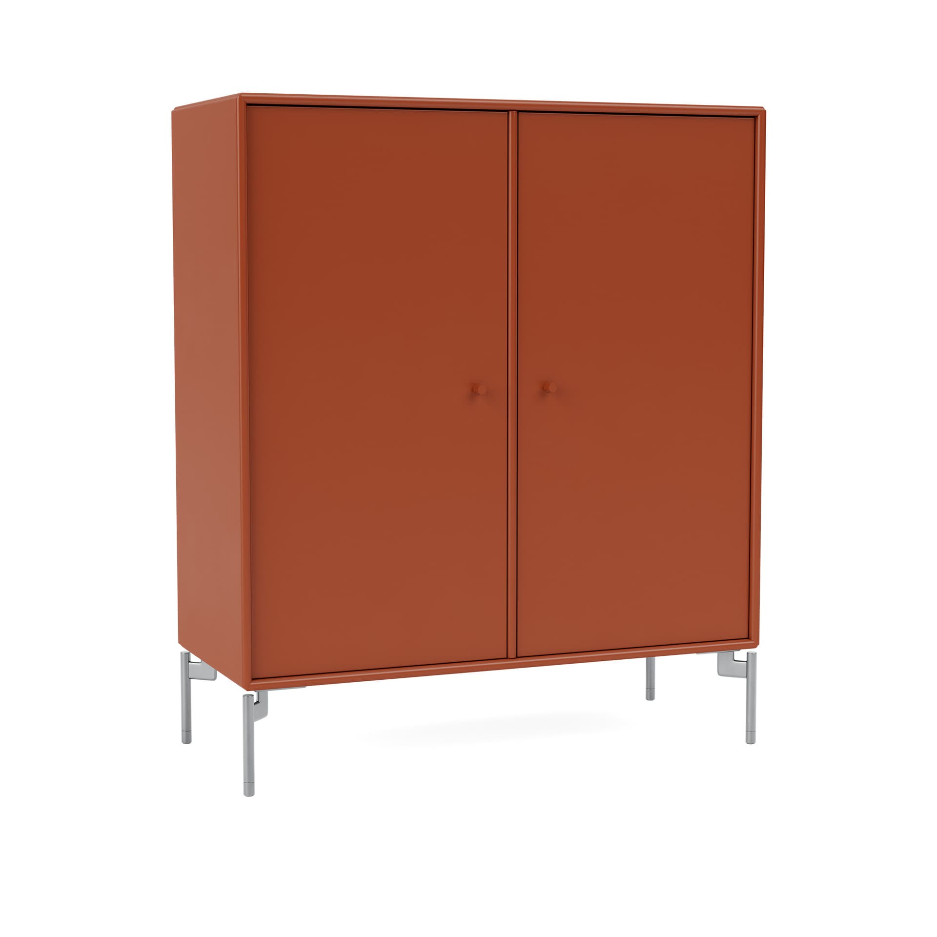 Montana - Cover Cabinet 162-Hokkaido Matt Chrome - Oppbevaringsskap - Peter J. Lassen - Rød - Tre