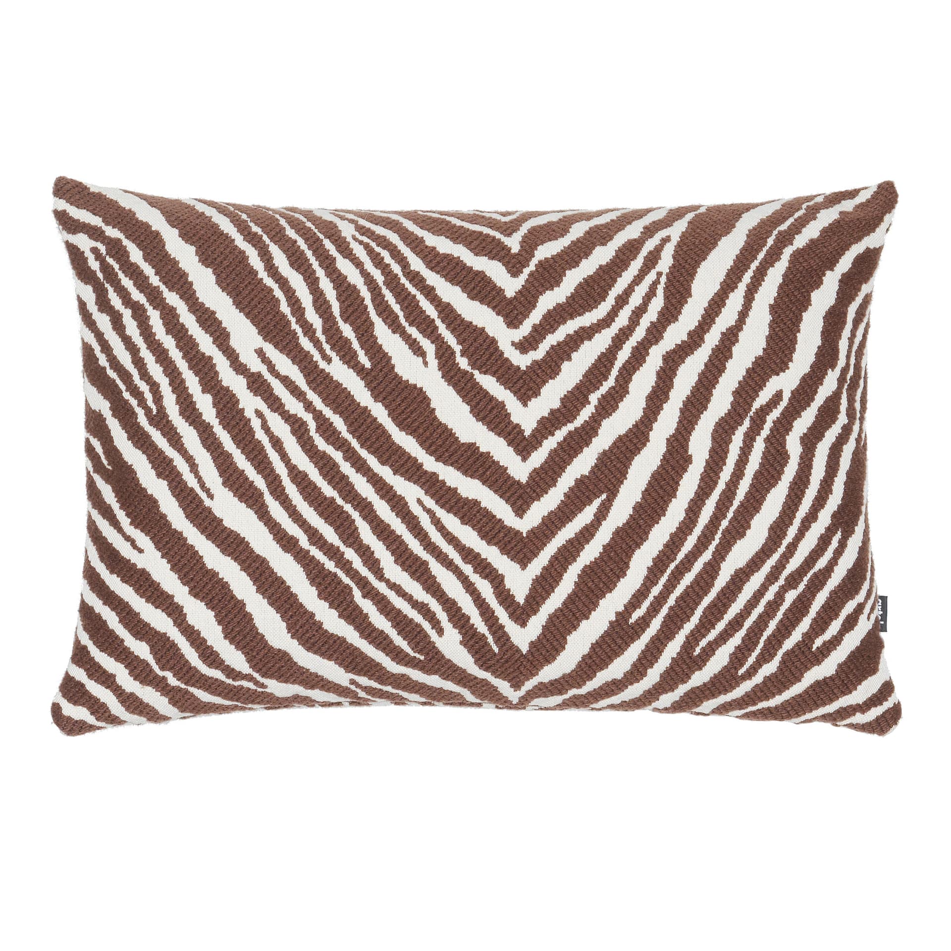 Artek - Zebra putetrekk 40 x 60 cm brun/hvit - Pynteputer - Aino Aalto - Brun - Ull