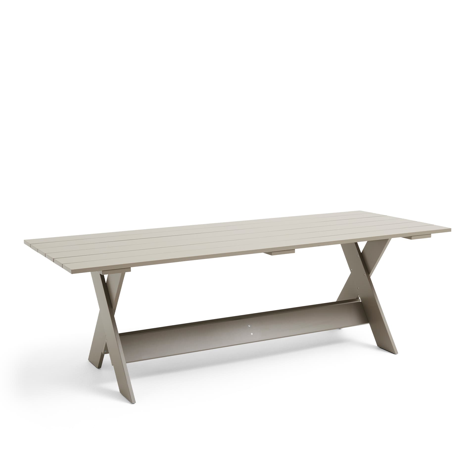 HAY - Crate Dining Table L230 - London fog - Utendørs spisebord - Gerrit Rietveld - Grå - Tre