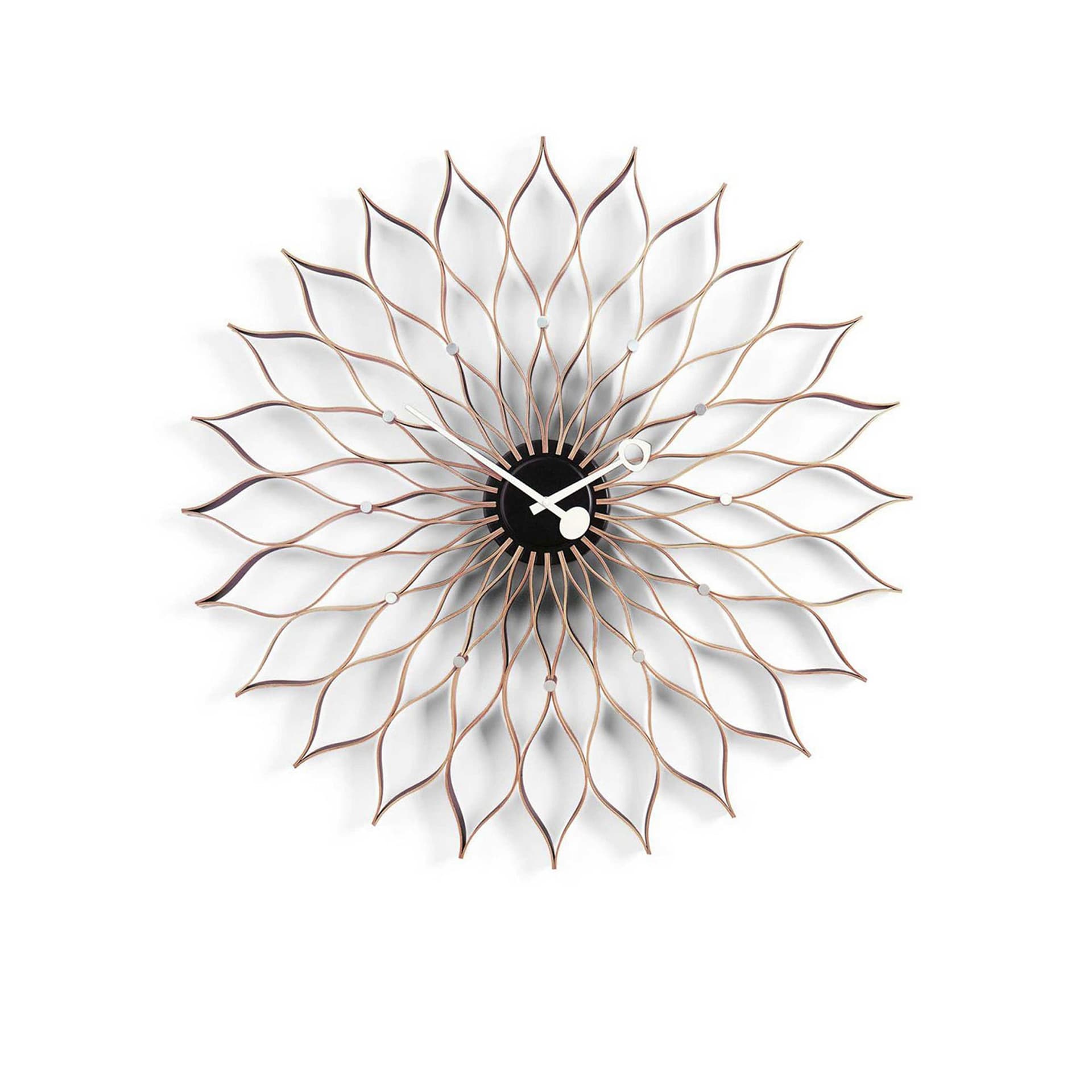 Vitra - Sunflower Clock Birch - Klokker - George Nelson - Brun