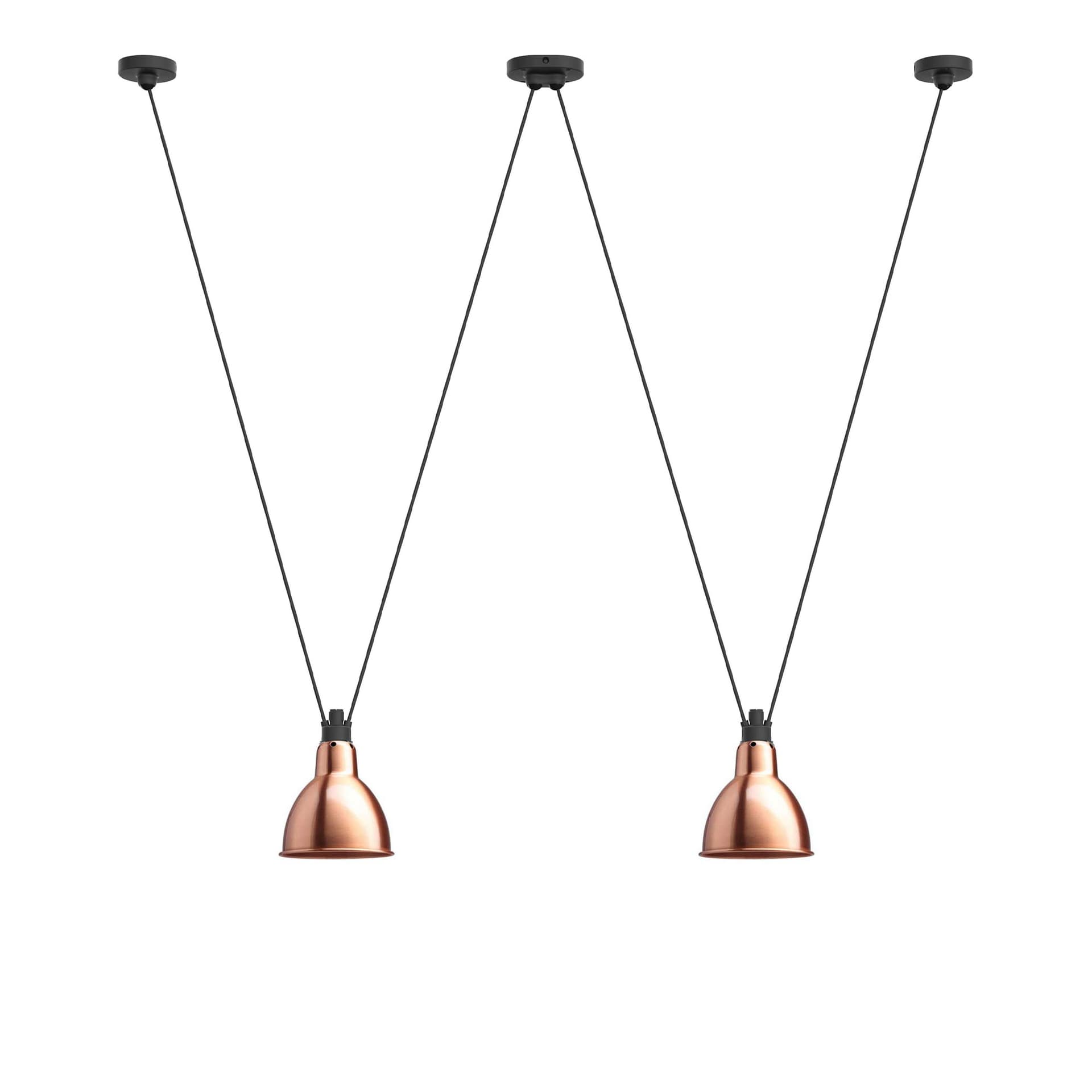 DCWéditions - Les Acrobates De Gras 324 L Round Copper - Pendellamper - Bernard-Albin Gras - Kobber