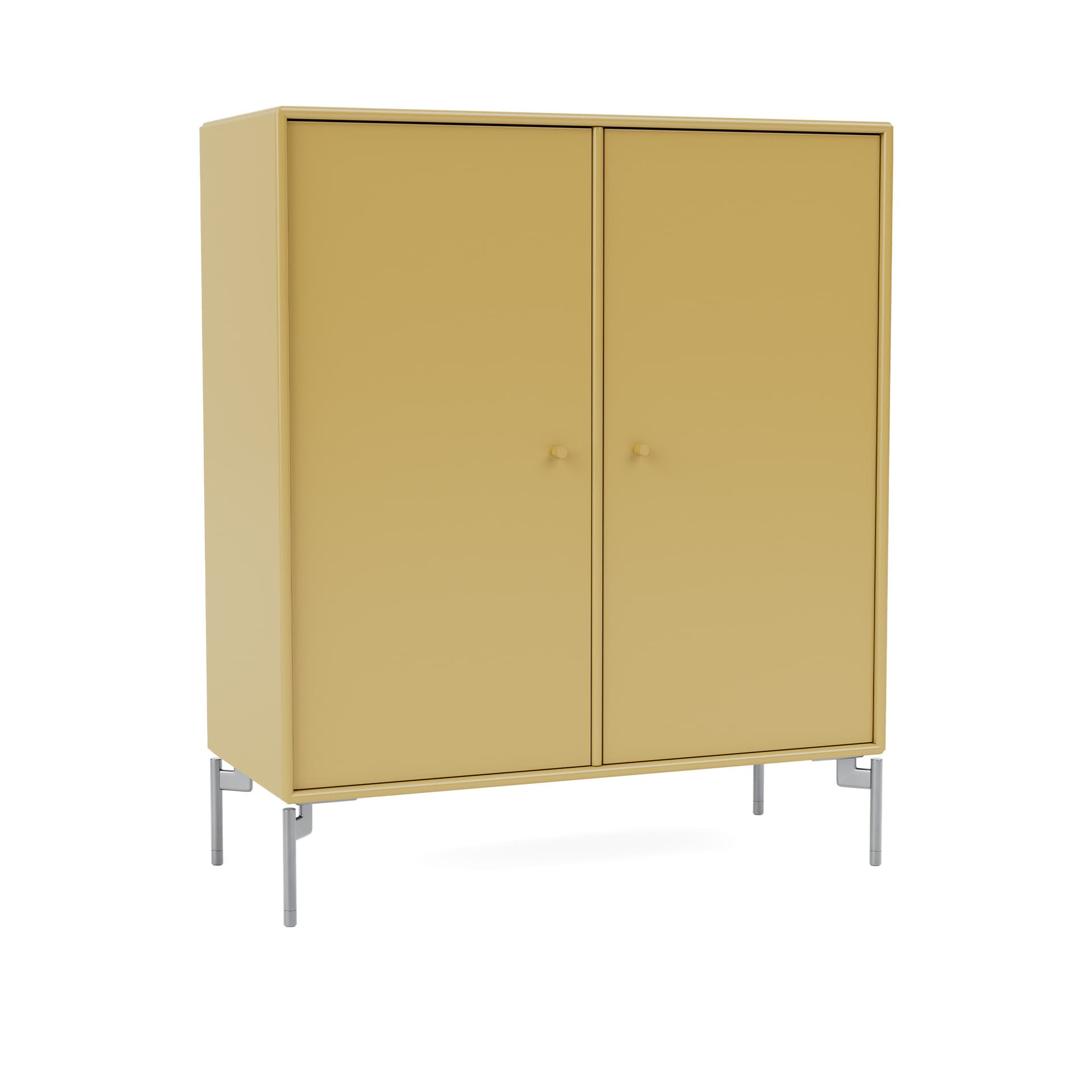 Montana - Cover Cabinet 157-Cumin Matt Chrome - Oppbevaringsskap - Peter J. Lassen - Gul - Tre