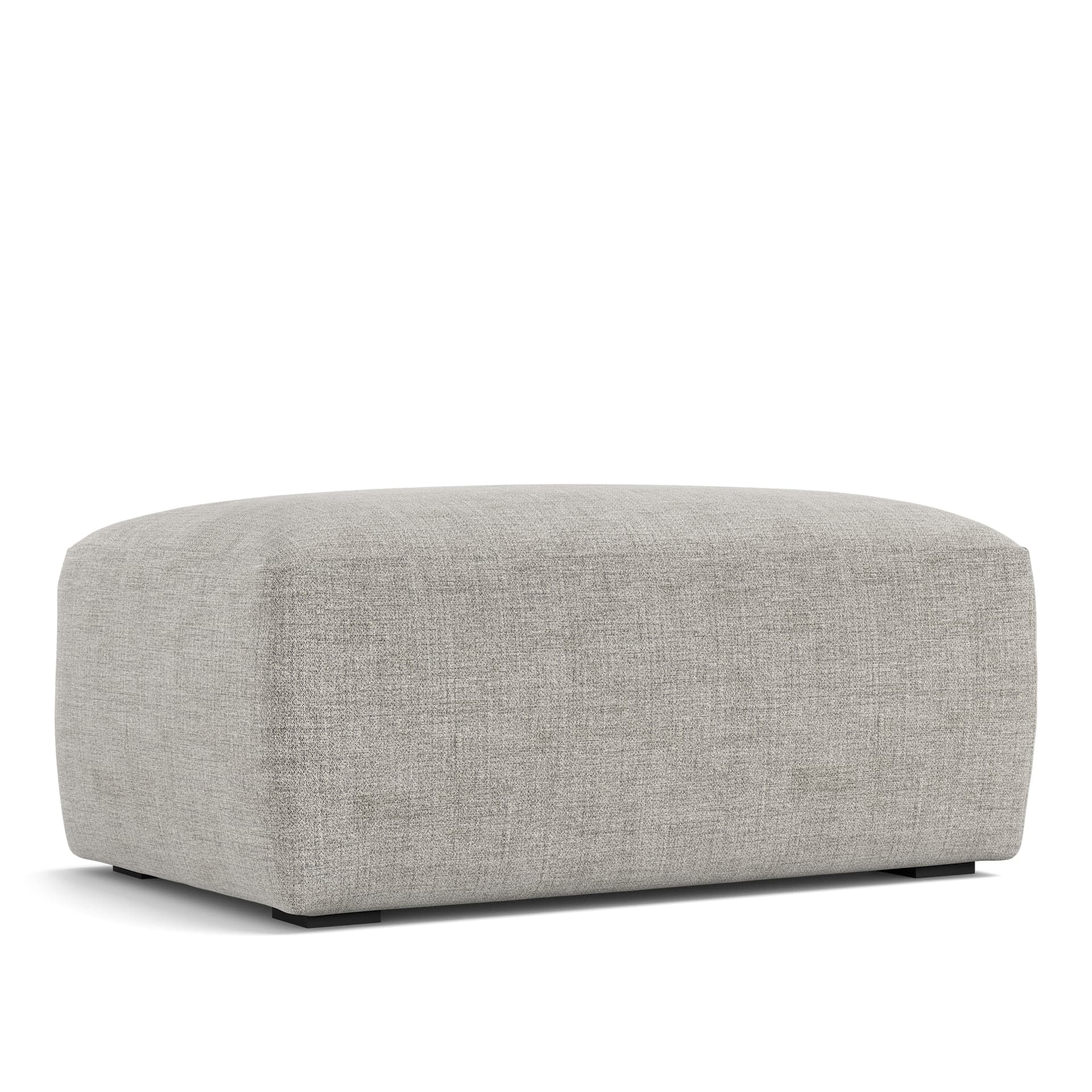 NOGA - Brick Ottoman Sienna 103 - Skamler & Taburetter - Grå - Ned/Metall/Tre/Tekstilmateriale