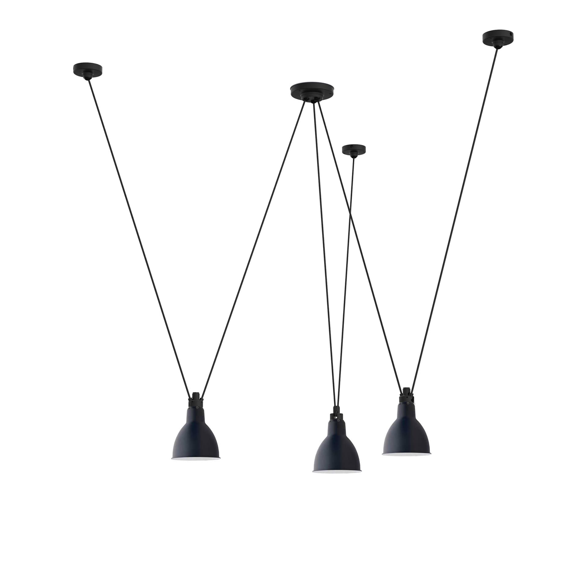 DCWéditions - Les Acrobates De Gras 325 L Round Blue - Pendellamper - Bernard-Albin Gras - Blå