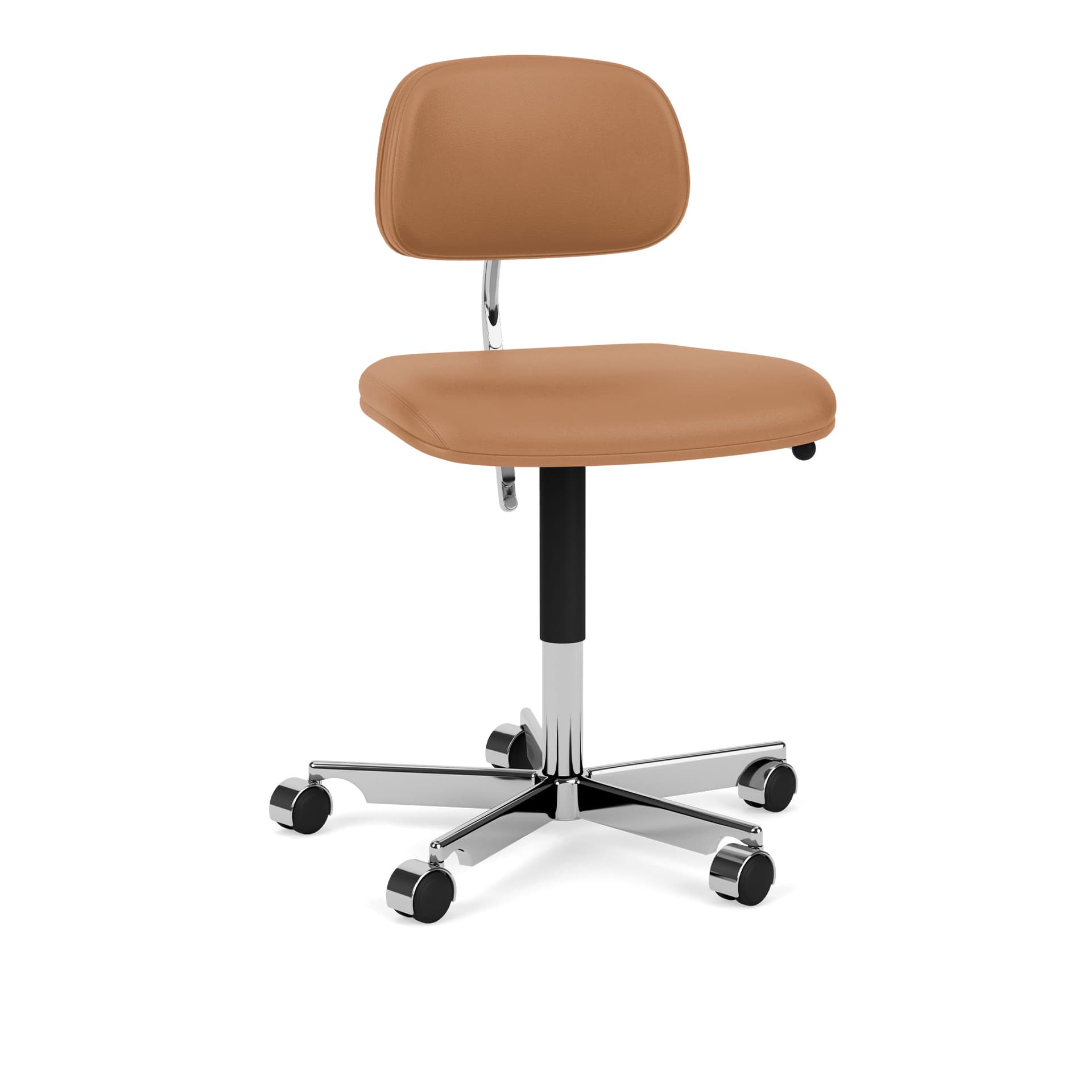 Montana - Kevi 2534U office chair - 41574-UltraLeatherBrandy - Kontorstoler - Jørgen Rasmussen - Naturlig materiale/Metall
