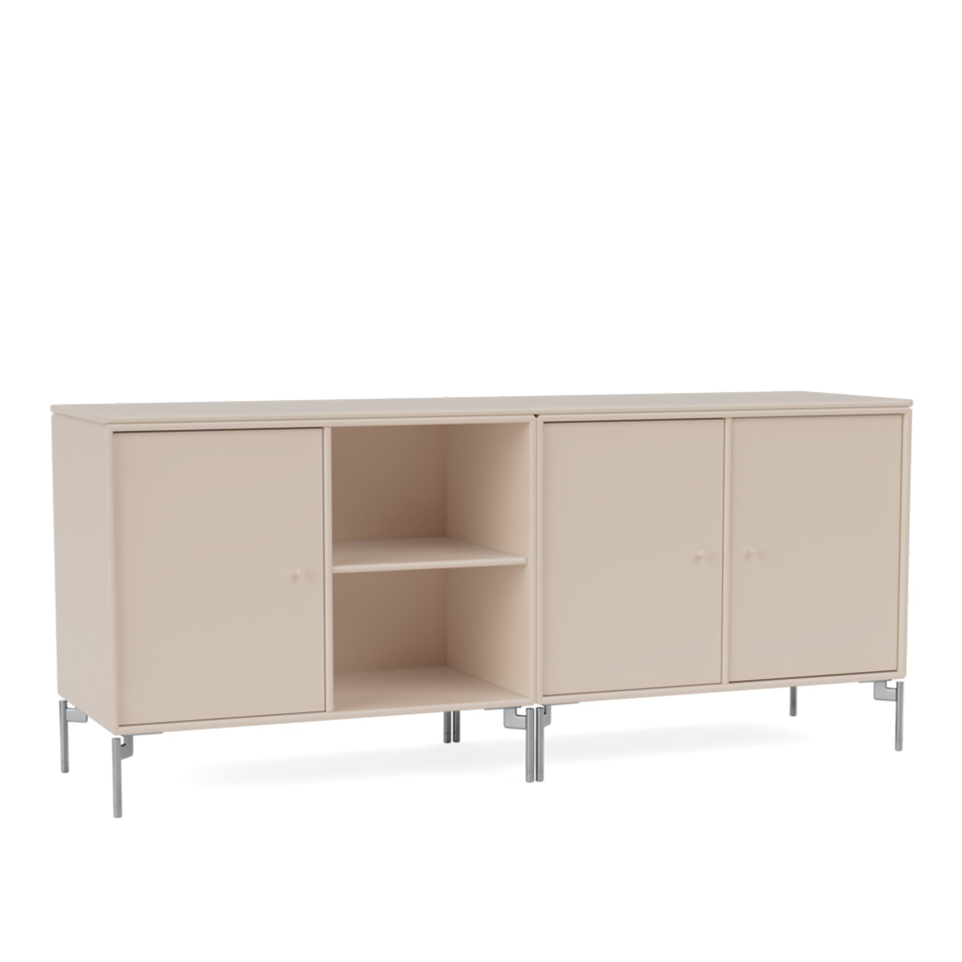 Montana - Save Lowboard 168-Clay Matt Chrome - Sideboards - Peter J. Lassen - Beige - Tre
