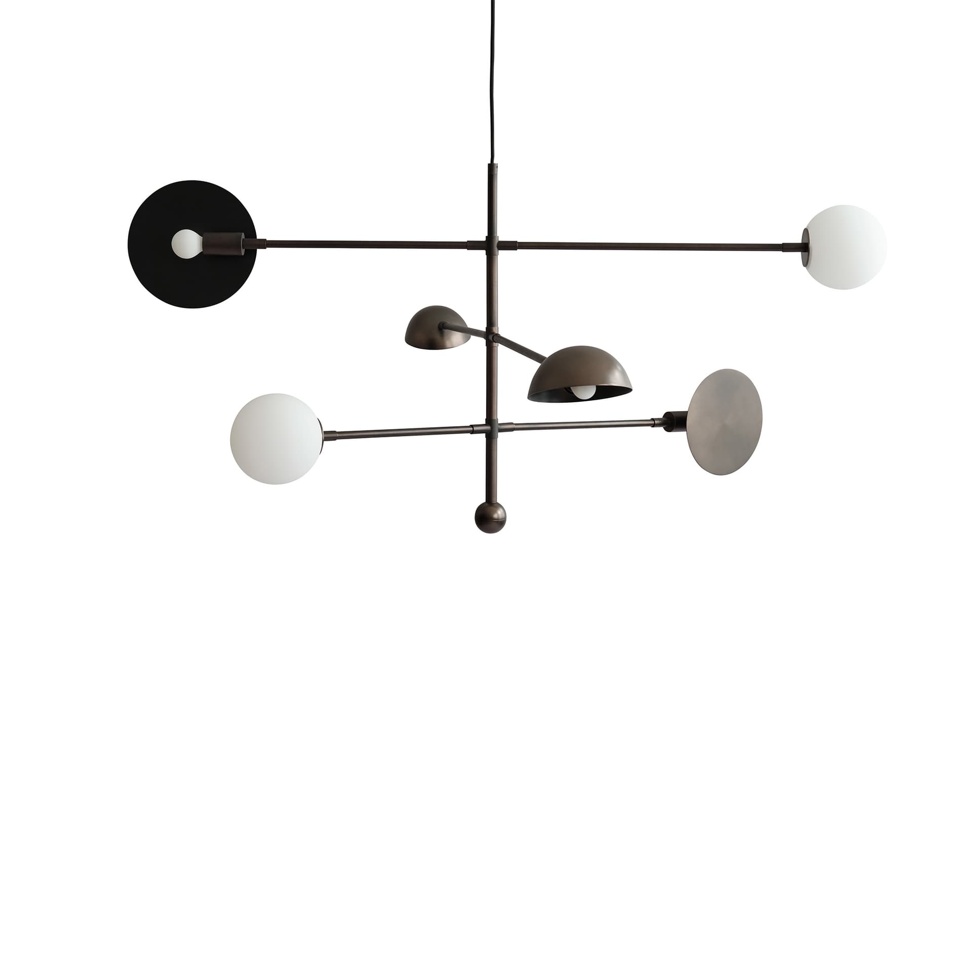 101 COPENHAGEN - Sahn lysekrone bronsefarget, kabel 5 m