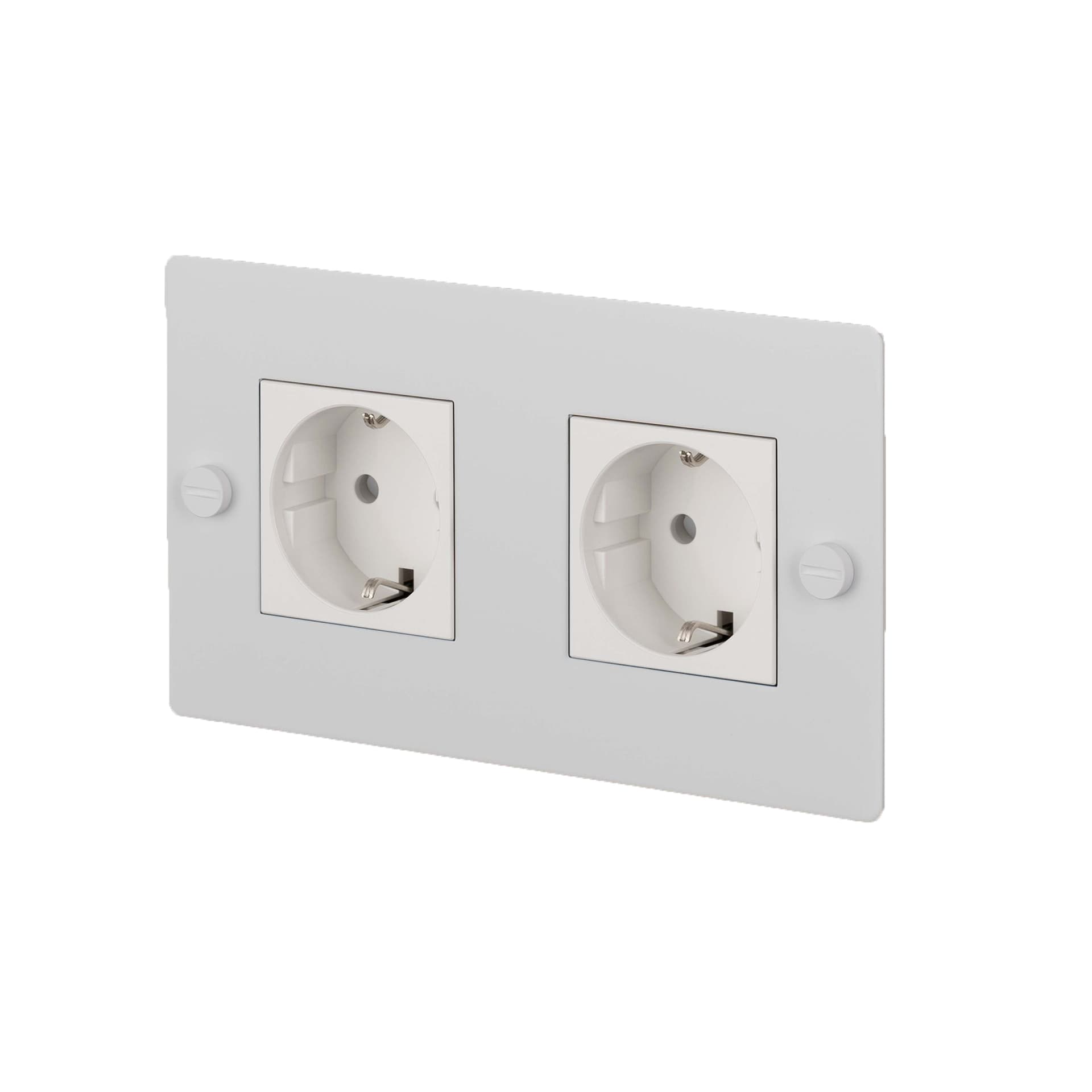 Buster + Punch - EU 2G Socket Schuko Type F White - Annet belysningstilbehør - Hvit