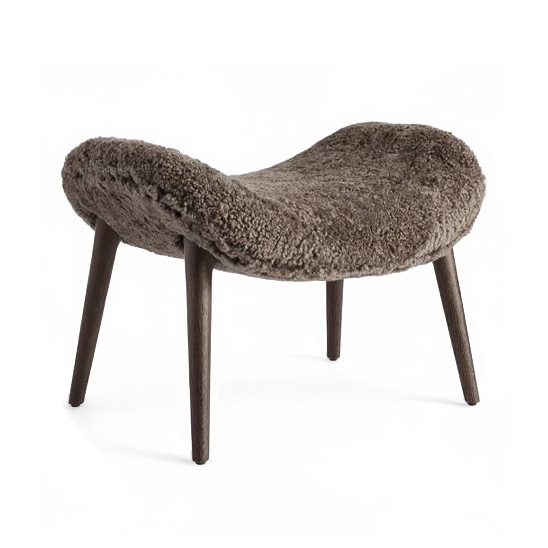 Vipp - Lodge fotpall curly umber - Skamler & Taburetter - Brun