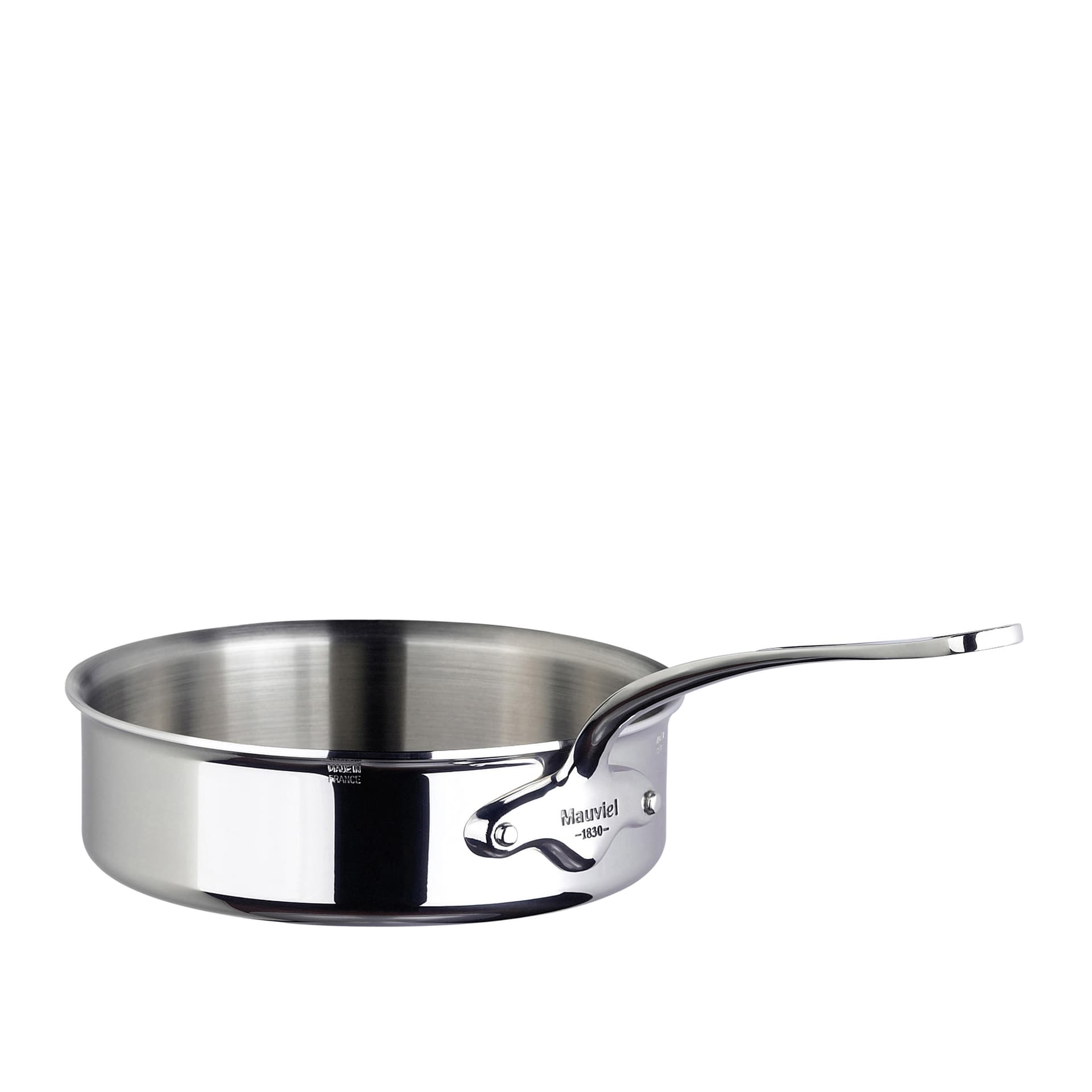Mauviel - Sauté Pan Cook Style Steel - 3,1 L - Stekepanner - Sølv