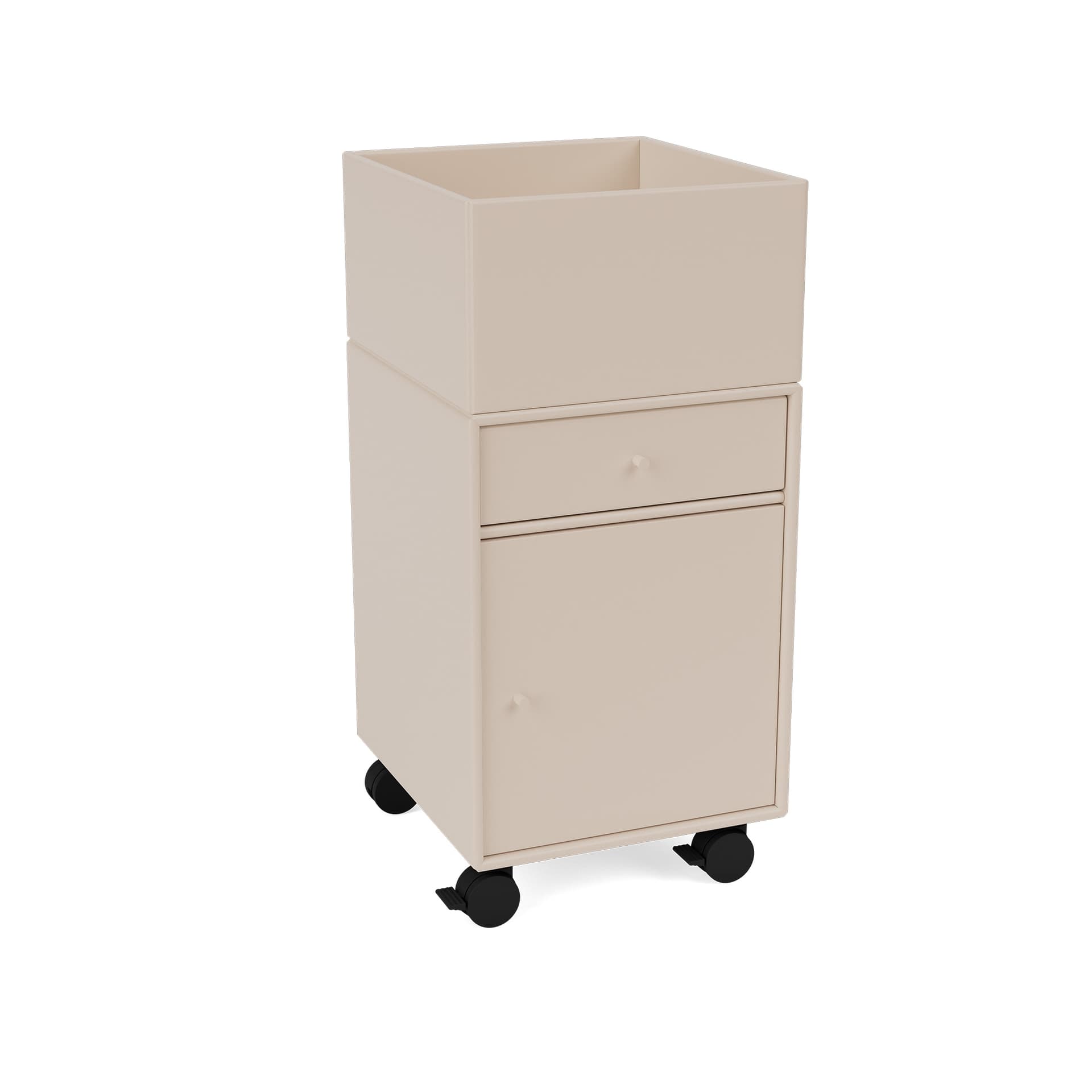 Montana - Runner Office Unit On Castors 168-Clay 05 Castors CR70 Black - Skuffeseksjoner - Peter J. Lassen - Beige - Tre