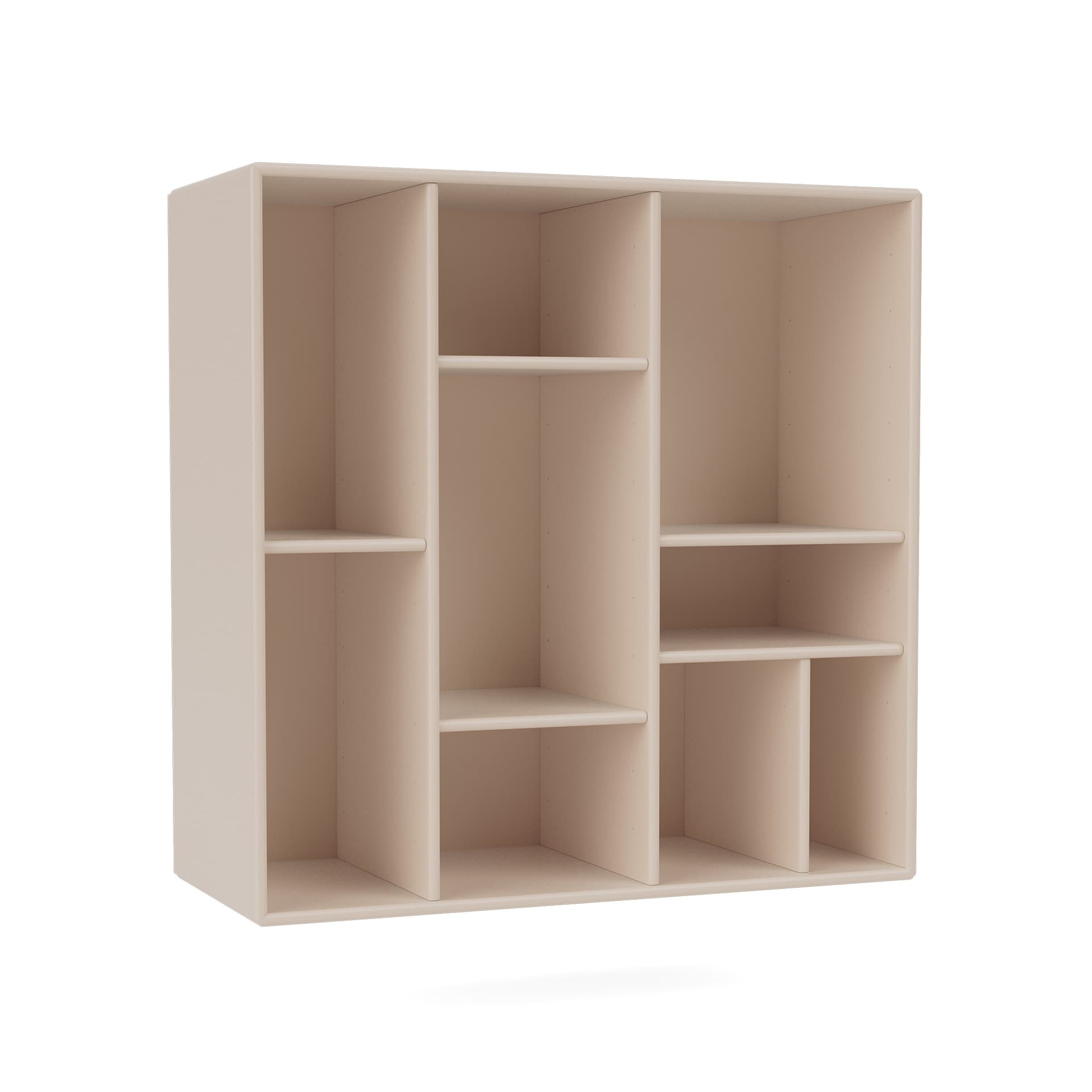 Montana - Compile Decorative Shelf 168-Clay 04 Suspension Rails - Vegghyller - Peter J. Lassen - Beige - Tre