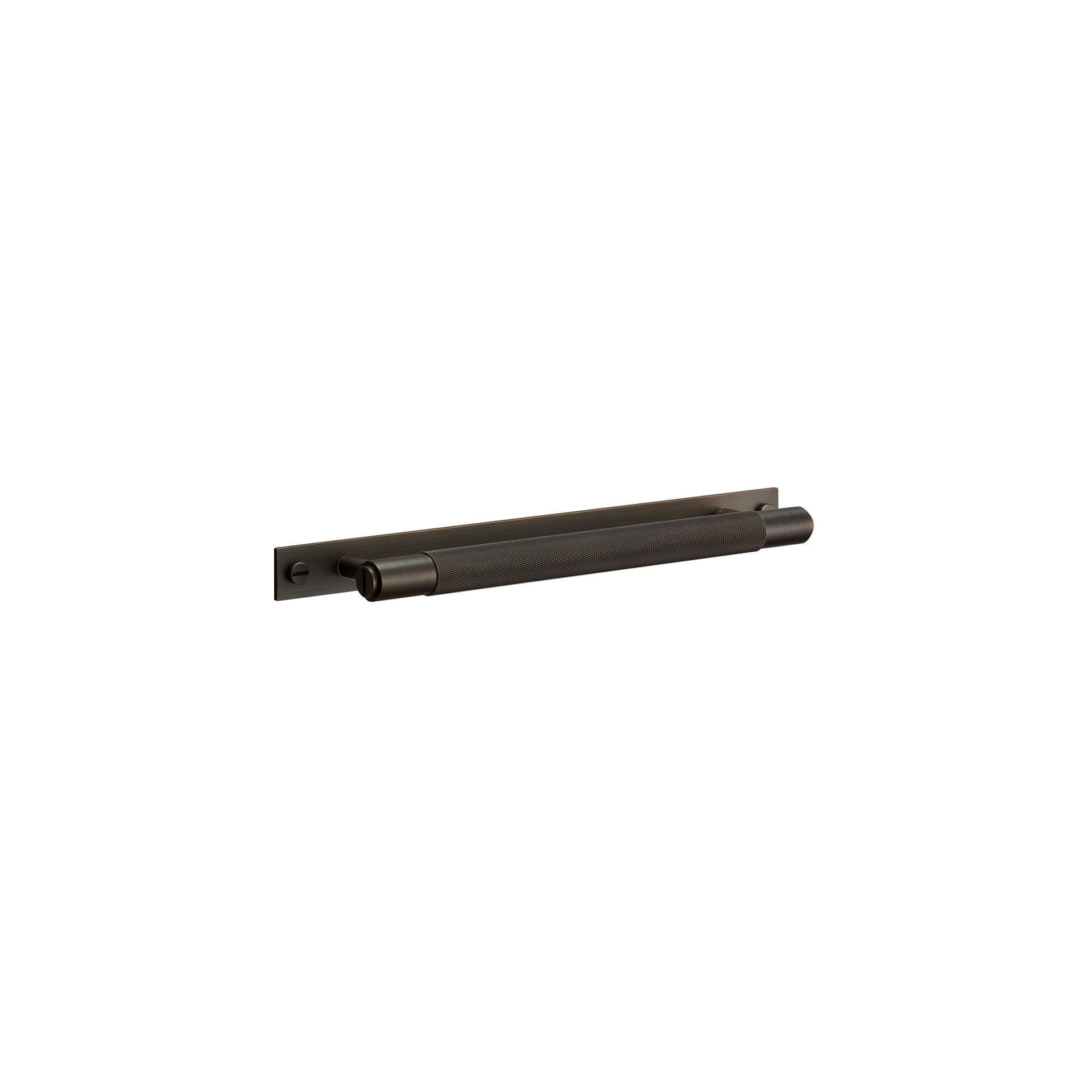 Buster + Punch - Pull Bar / Plate - Large (400mm) Smoked Bronze - Håndtak