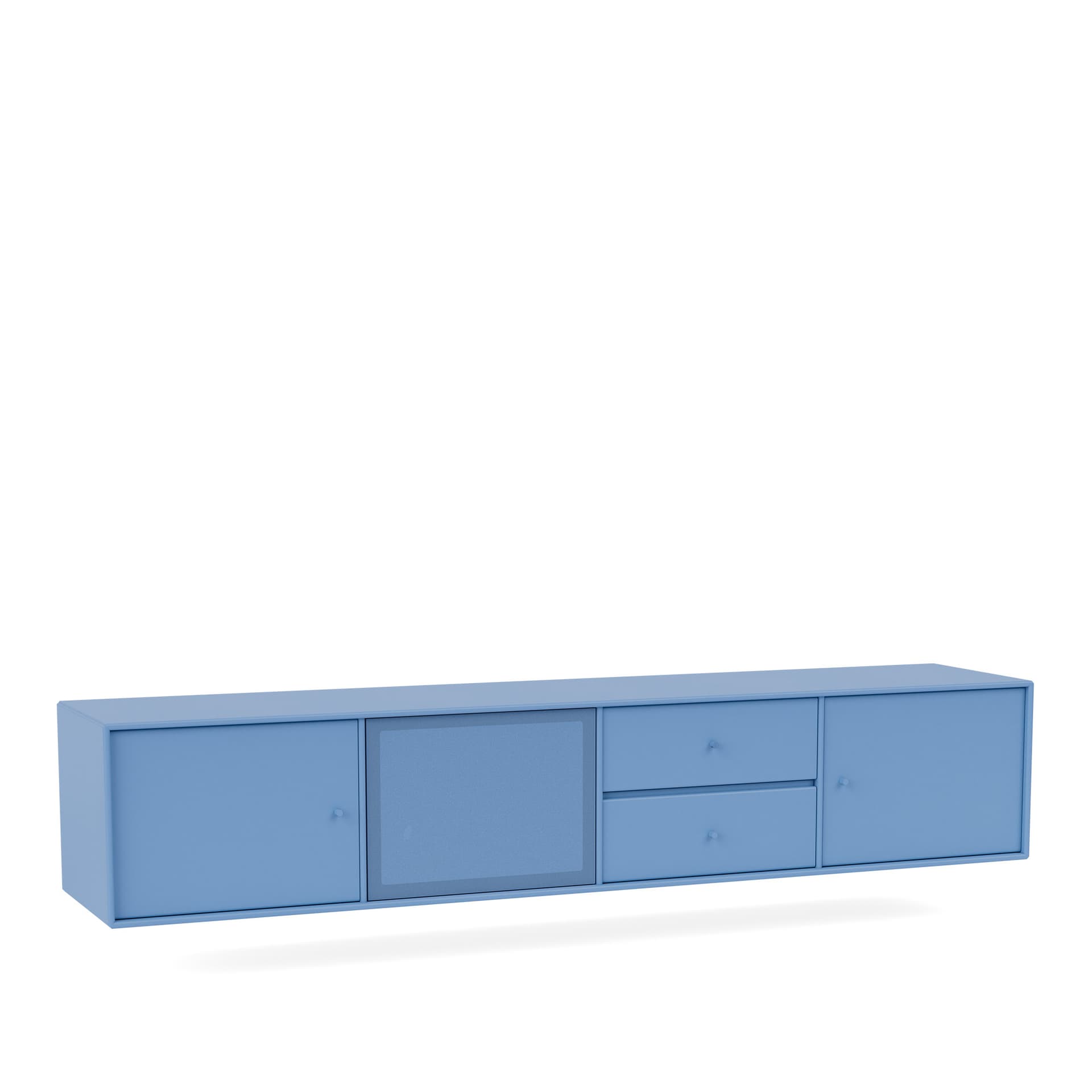 Montana - OCTAVE VIII TV Bench, 04-Suspensionrails, 154 Azure - TV-benker - Peter J. Lassen - Blå