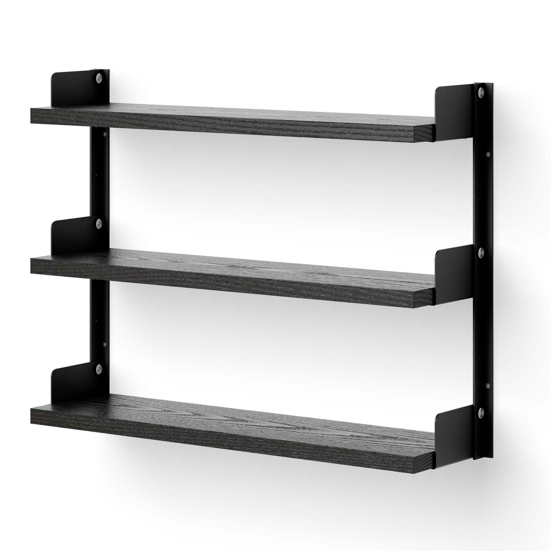 New Works New Works Tea Shelf vegghengt hylle 46x62,5 cm Svart ask