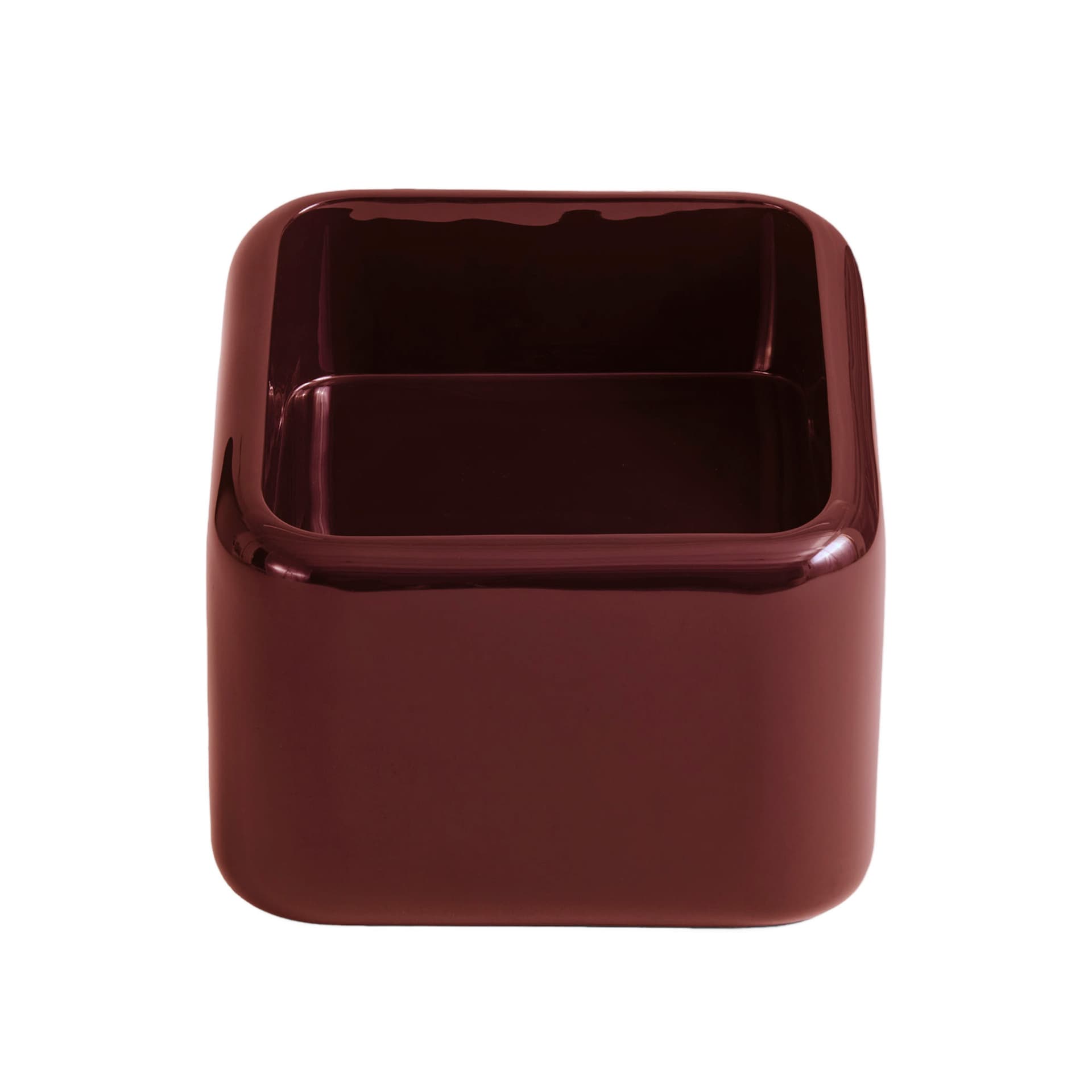NOGA - Square Angled Module Table Red - Sofabord - Willo Perron - Rød - Plast