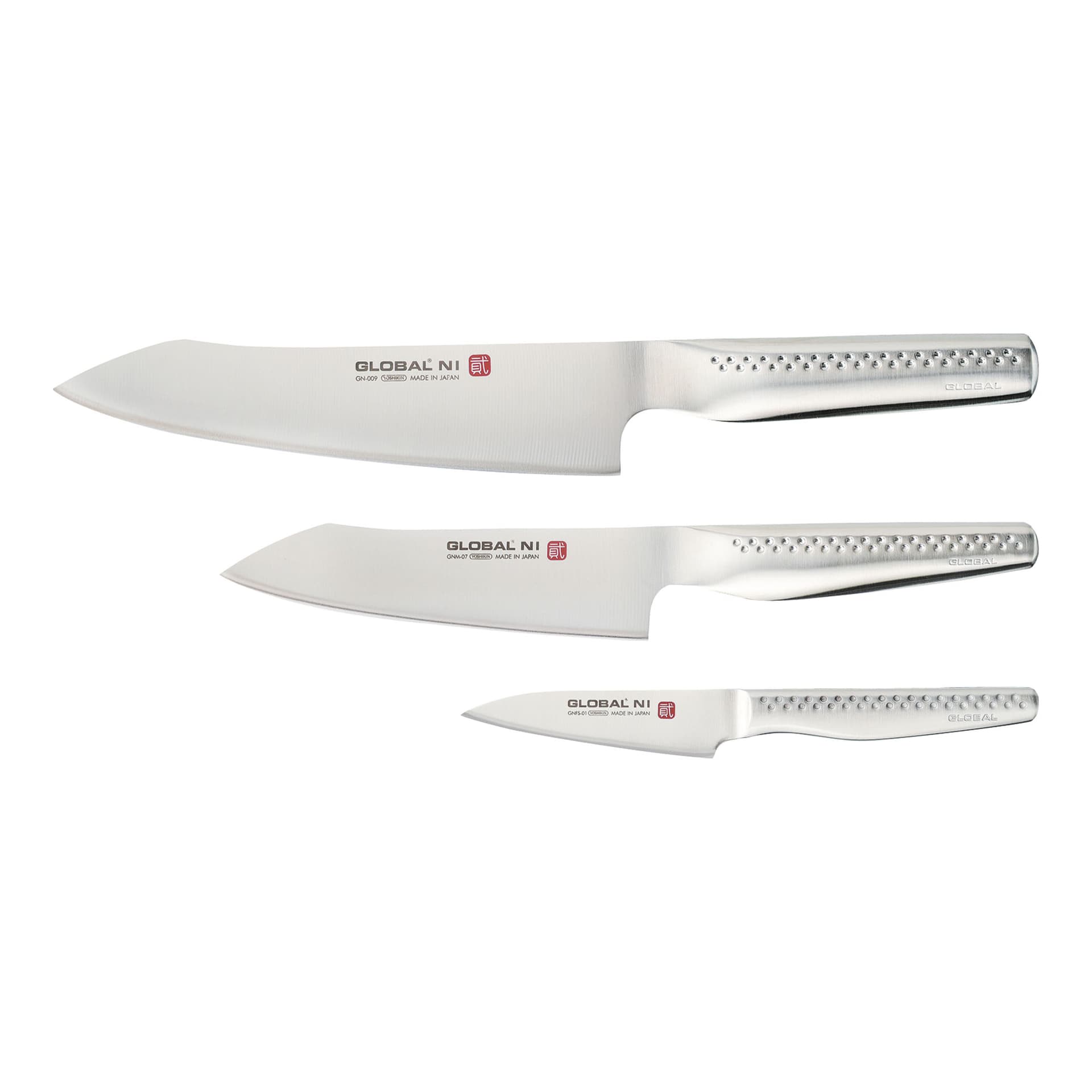Global - Knivsett 3 deler GN-009, GNM-07, GNFS-01 - Knivsett - Metall