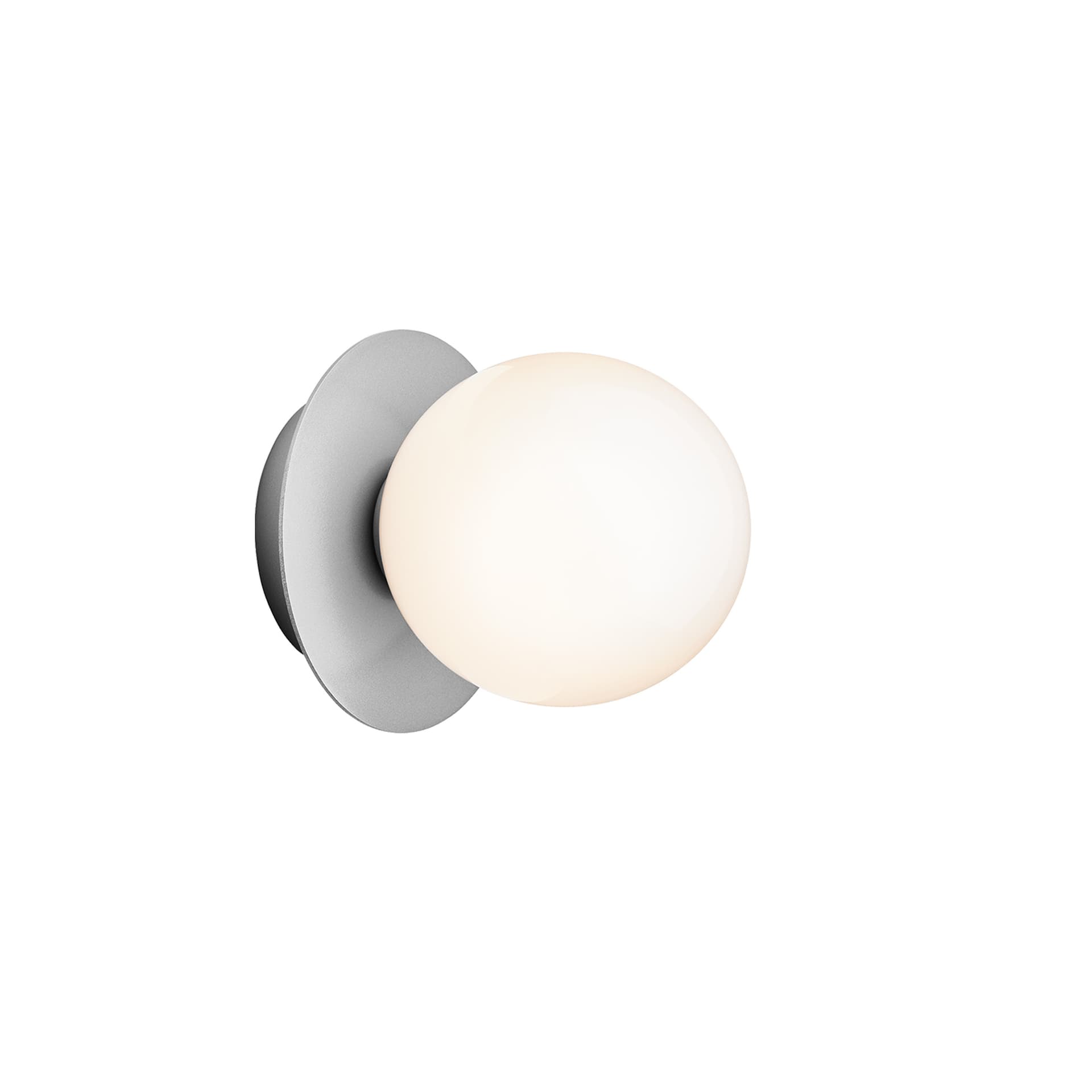 Nuura - Liila 1 Light Silver/Opal White - Vegglamper - Sofie Refer - Sølv - Glass/Metall