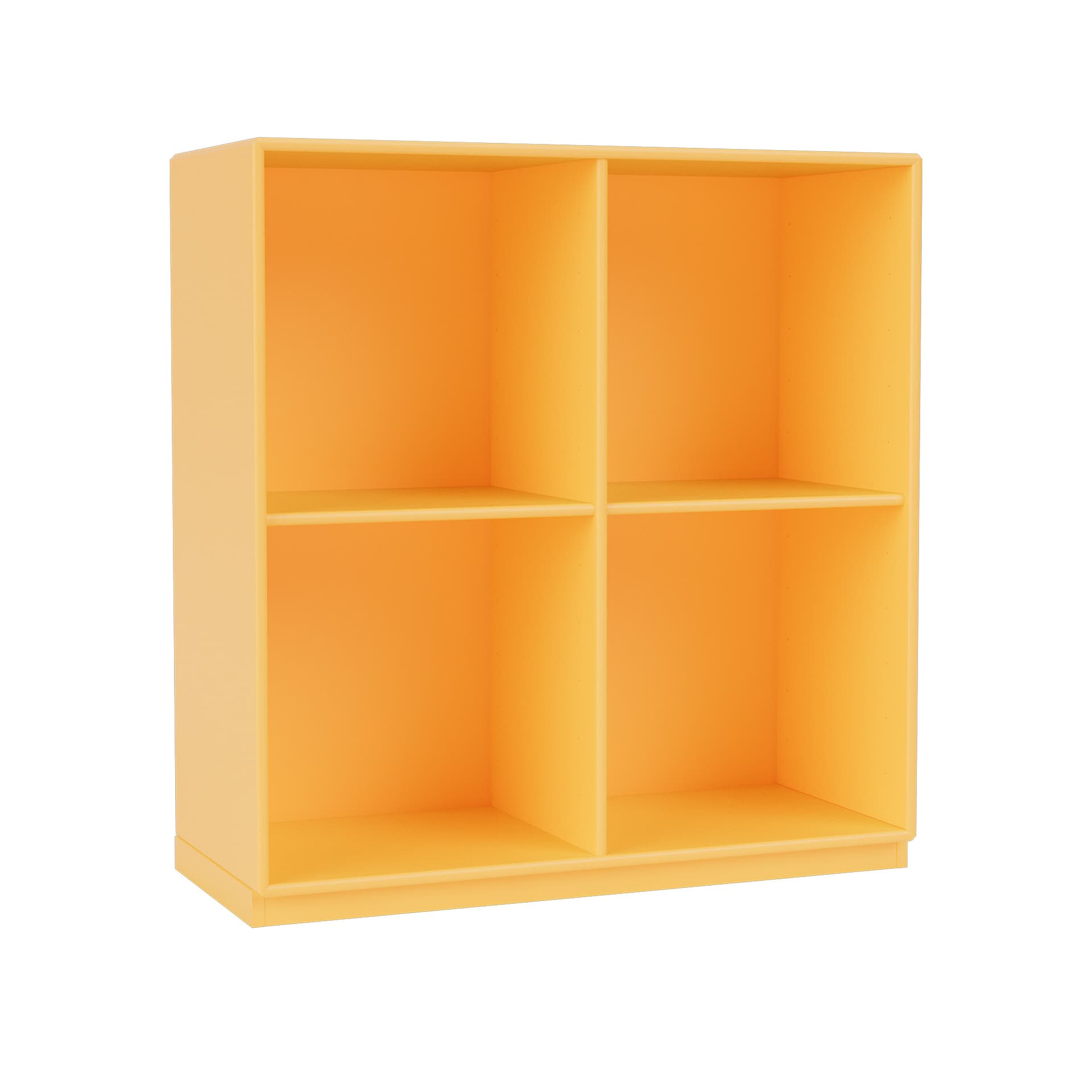 Montana - Show Bookcase 166-Acacia 06 Plinth 3 cm - Bokhyller - Peter J. Lassen - Gul - Tre