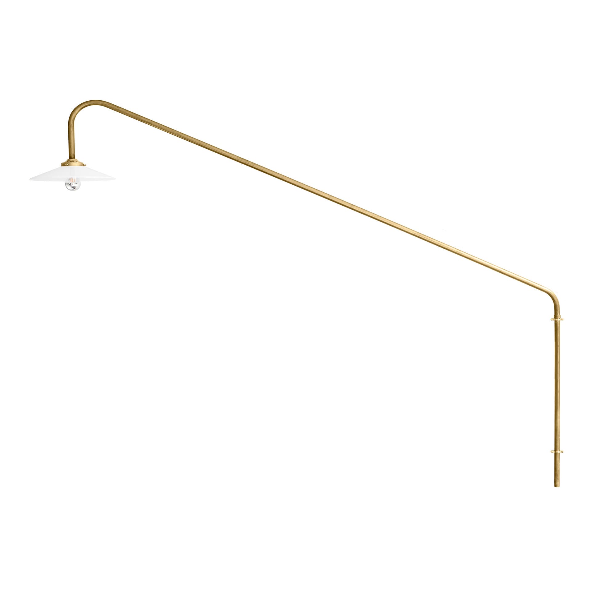 Valerie Objects - Hanging Lamp N°1 Brass - Vegglamper - Muller Van Severen - Gull - Glass/Metall