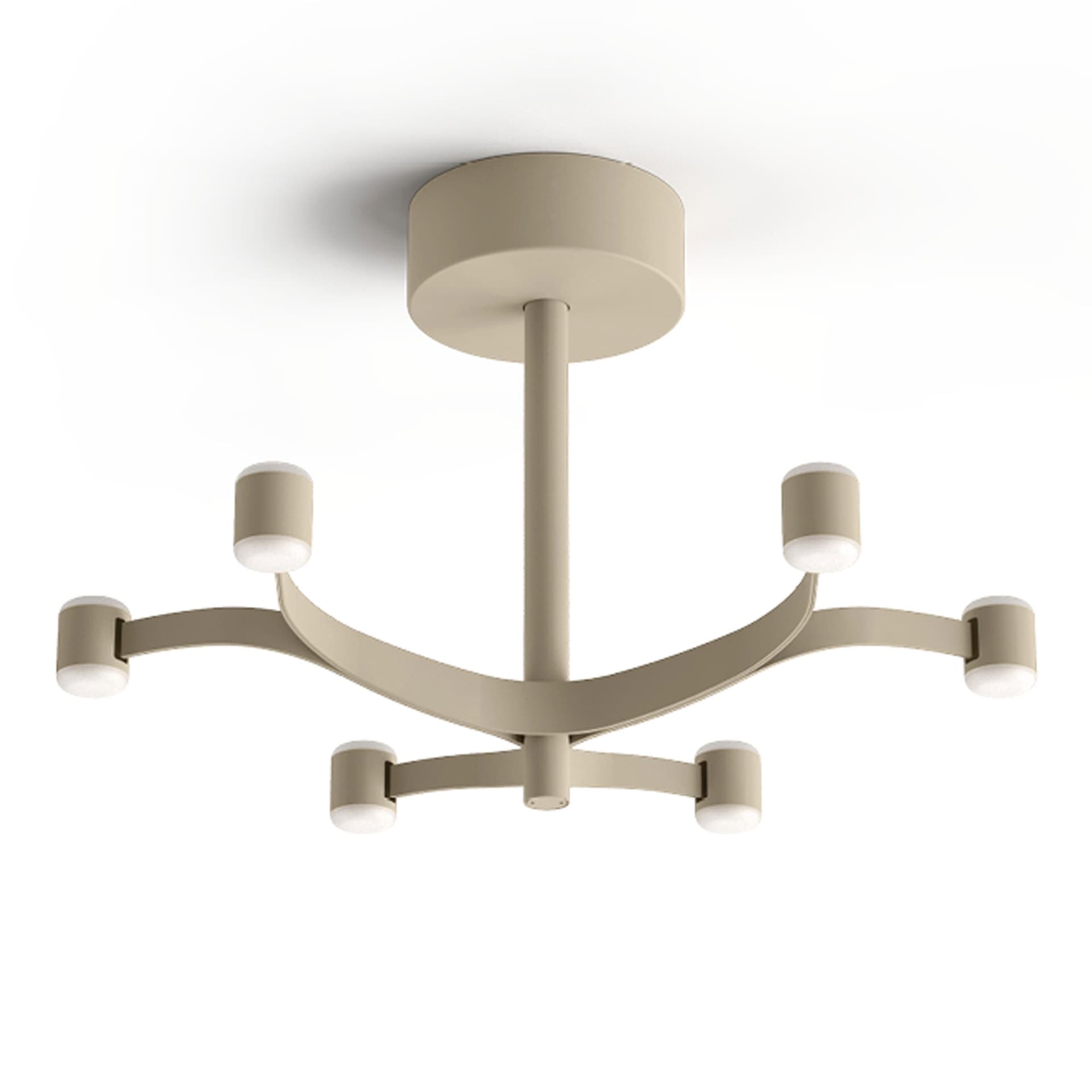 Stilnovo - Fronda 6 Phase-Cut plafond textured mushroom - Plafonder - Pio & Tito Toso - Beige