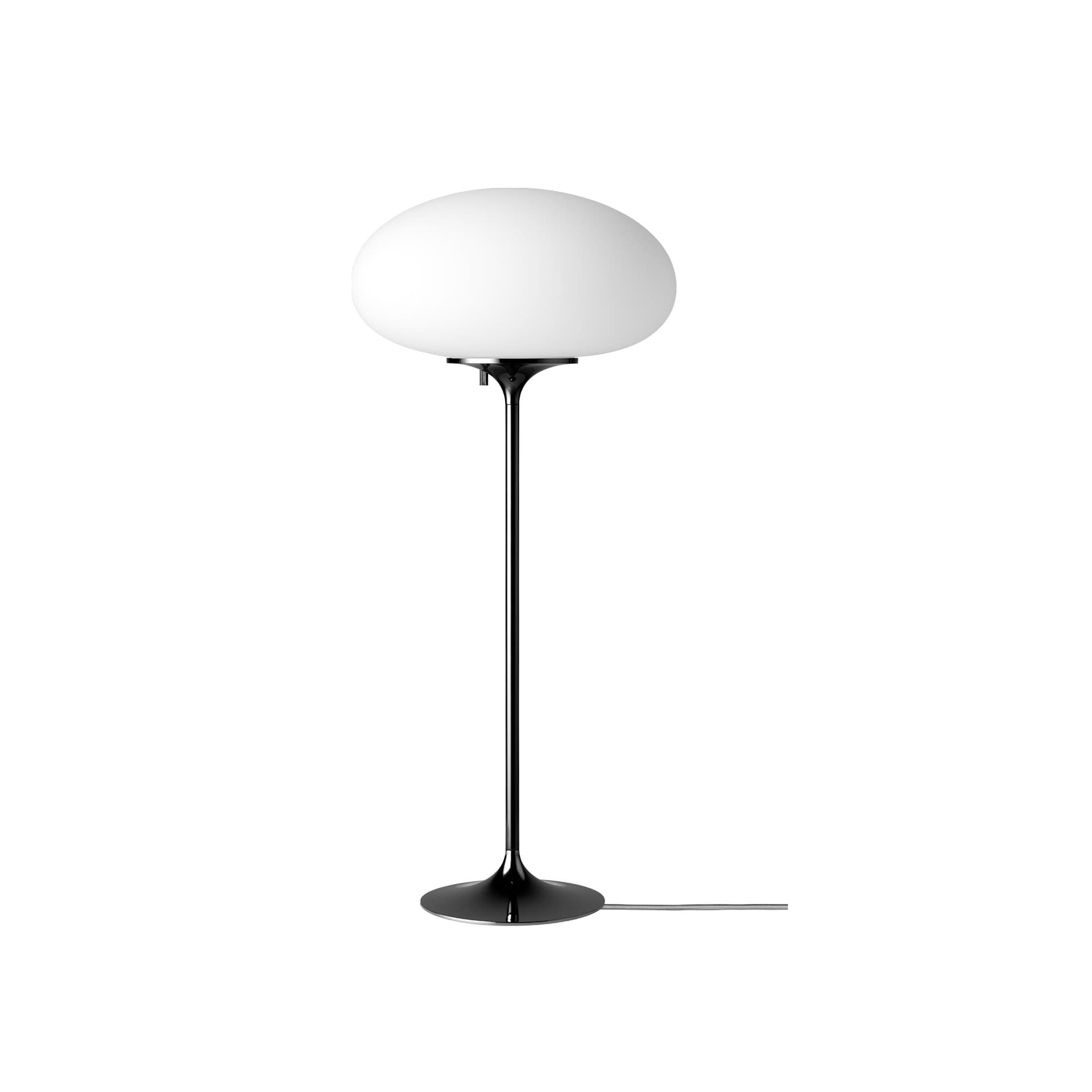 Gubi - Stemlite Table Lamp H70, Black Chrome - Bordlamper - Bill Curry - Svart