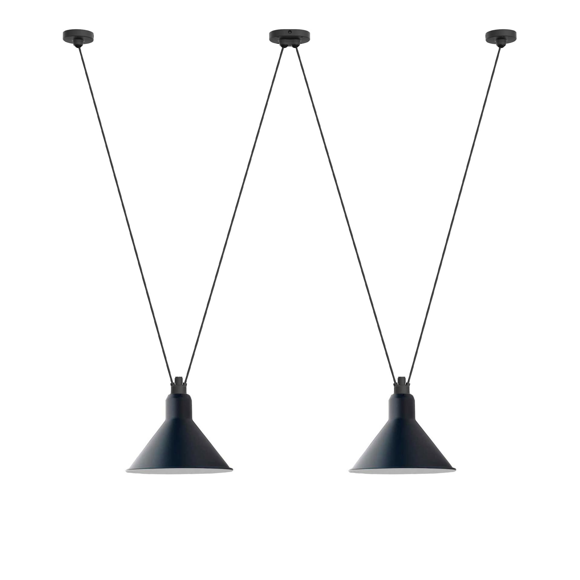 DCWéditions - Les Acrobates De Gras 324 XL Conic Blue - Pendellamper - Bernard-Albin Gras - Blå