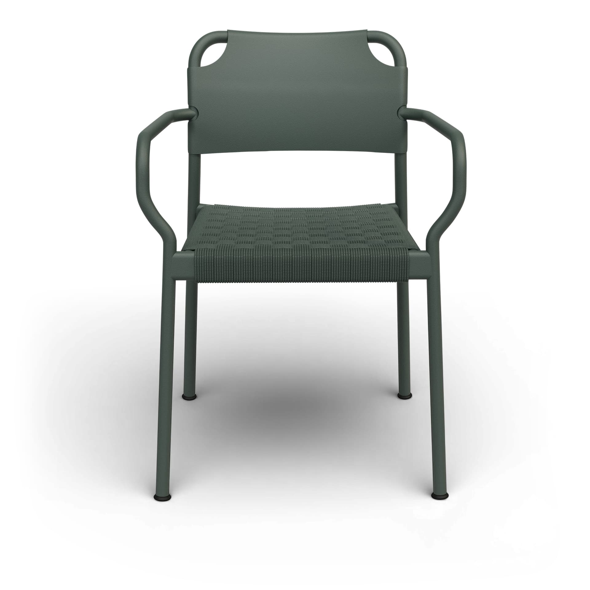 Fritz Hansen - Vind Armchair Hunter Green - Utendørs spisebordstoler - Kasper Salto - Grønn - Tre