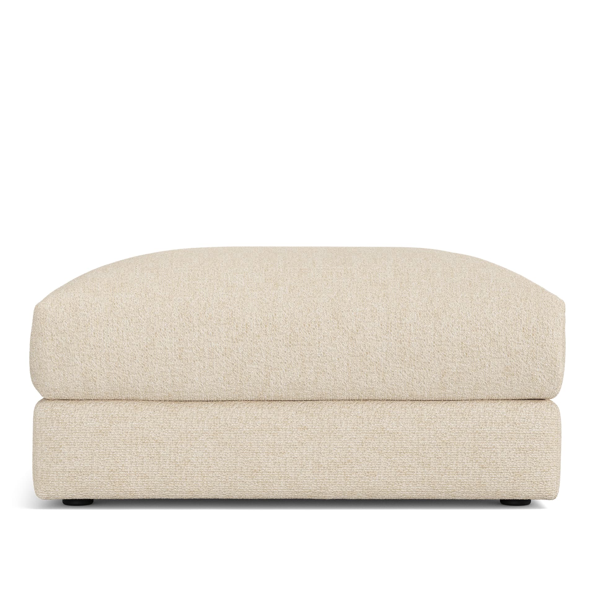 NOGA - Pavarotti Ottoman Lucinasco 20 Fixed Upholstery - Skamler & Taburetter - Ned/Metall/Tre/Skum