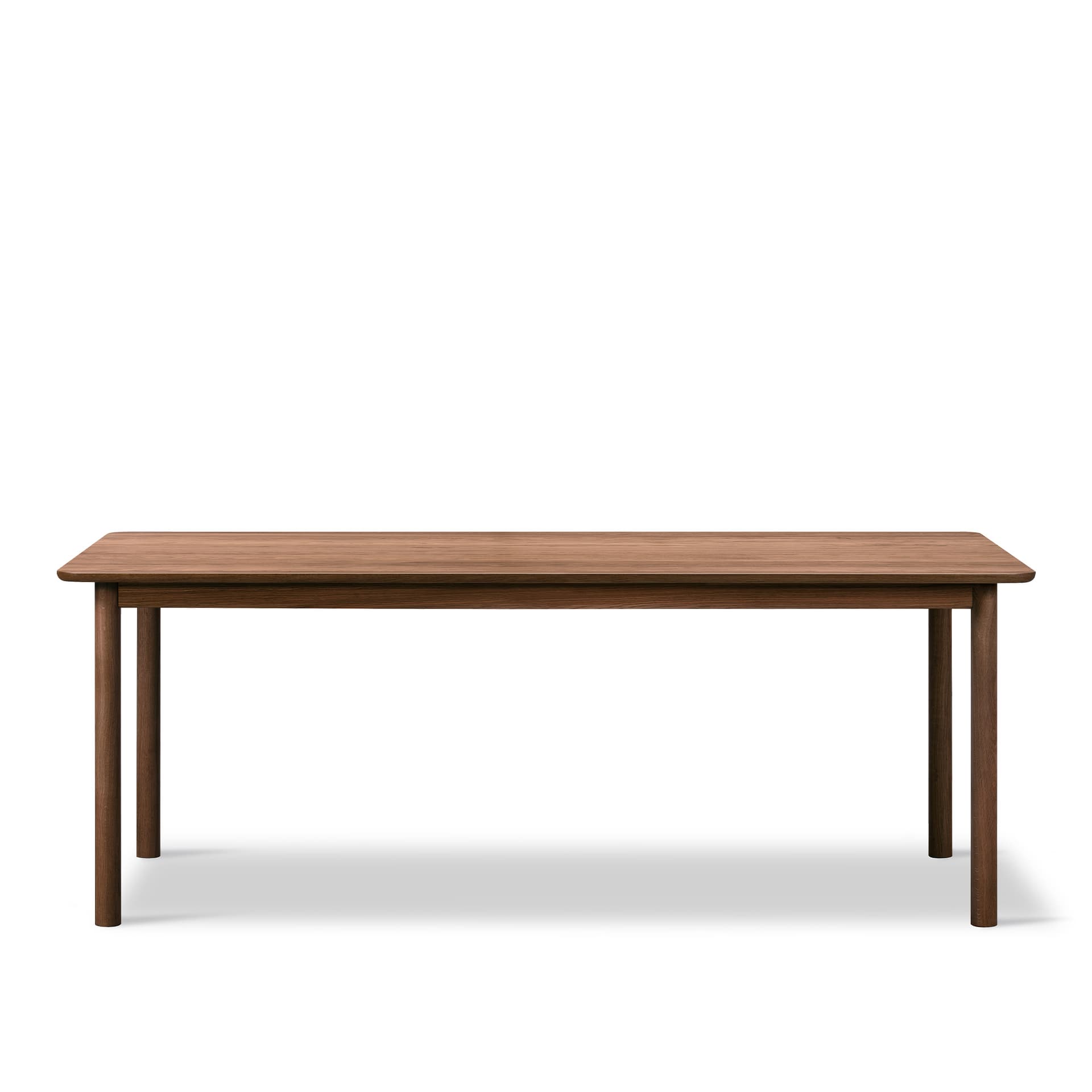 Fredericia Furniture - Plan Wood Table - 4 leg - 200 x 100 cm - height 73 cm - Smoked oak - oiled - Rounded edge - Oak smoked oiled - Spisebord - Edward Barber & Jay Osgerby - Tre farget