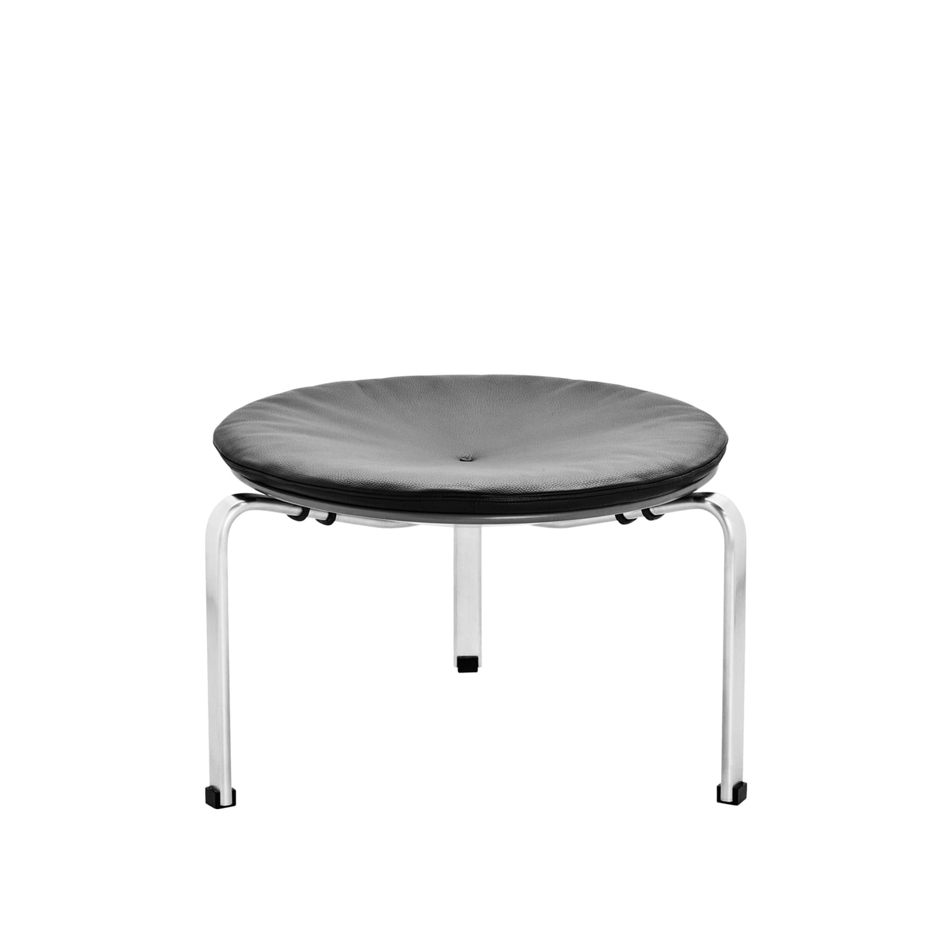 Fritz Hansen - PK33, Läder, Grace Black - Krakker - Poul Kjærholm - Svart - Lær/Metall