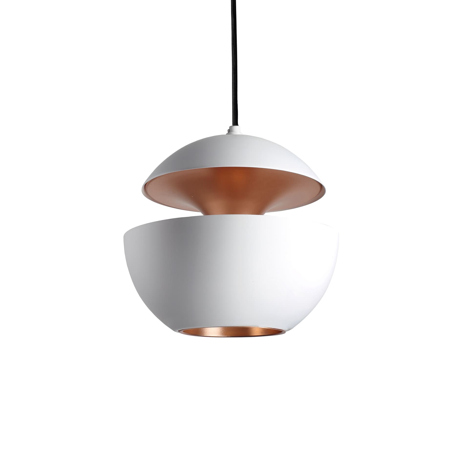 DCW - Here Comes The Sun Pendel Ø250 Hvit/Kobber