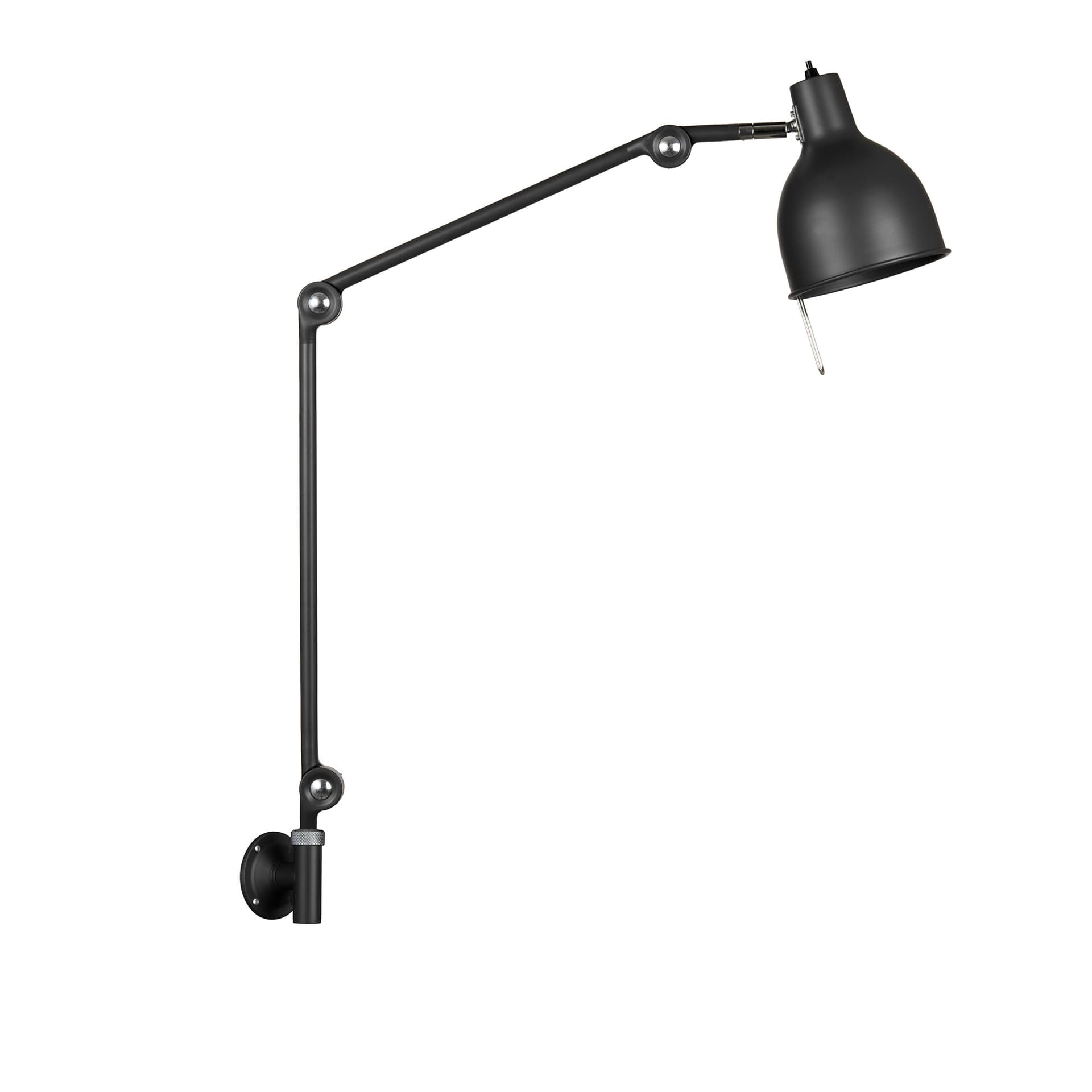 Örsjö Belysning - PJ70 - Matt svart/Kabel - Vegglamper - Box Arkitekter - Svart - Metall