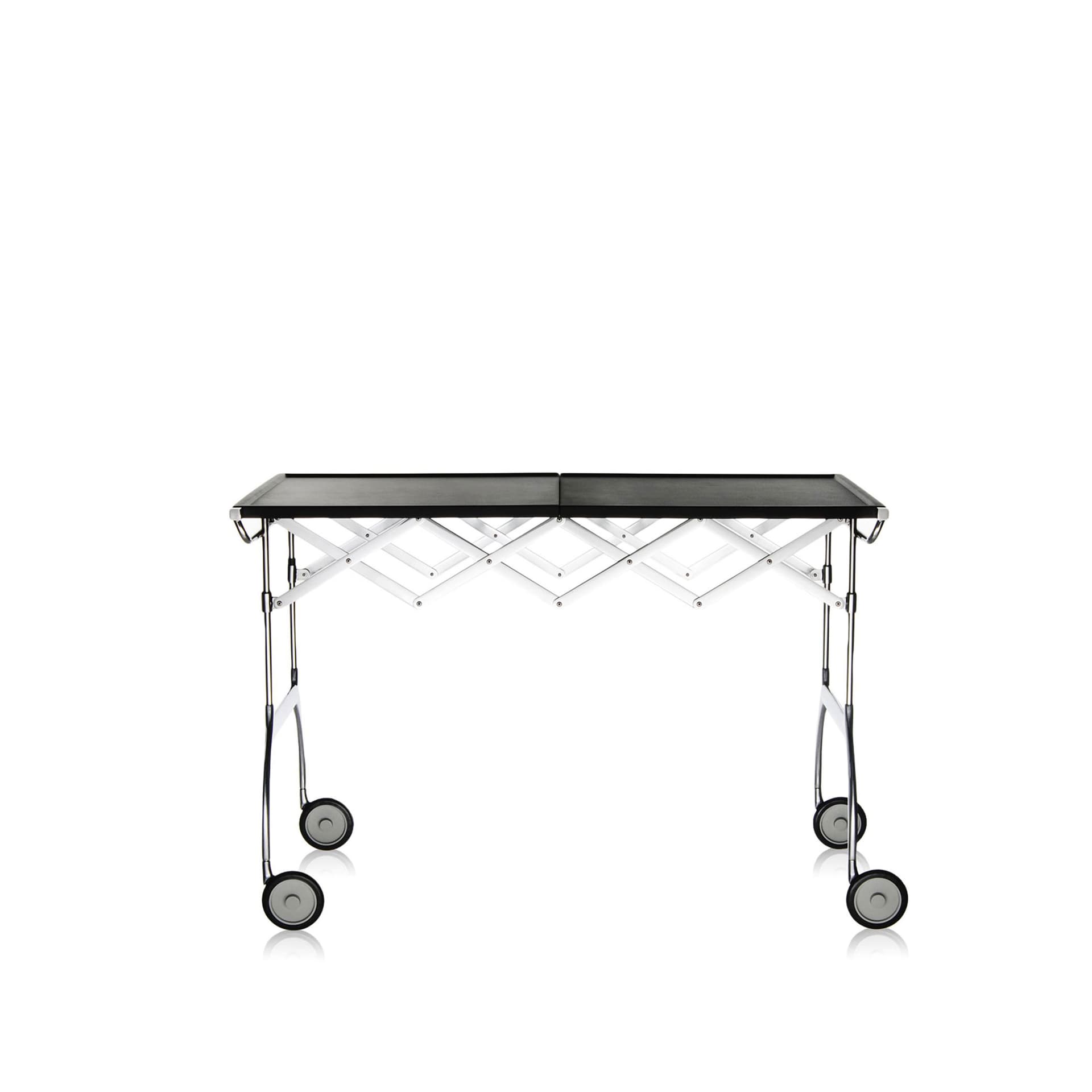 Kartell - Battista Trolley 4460, Black, Matt - Serveringsvogner - Antonio Citterio - Svart - Metall/Plast