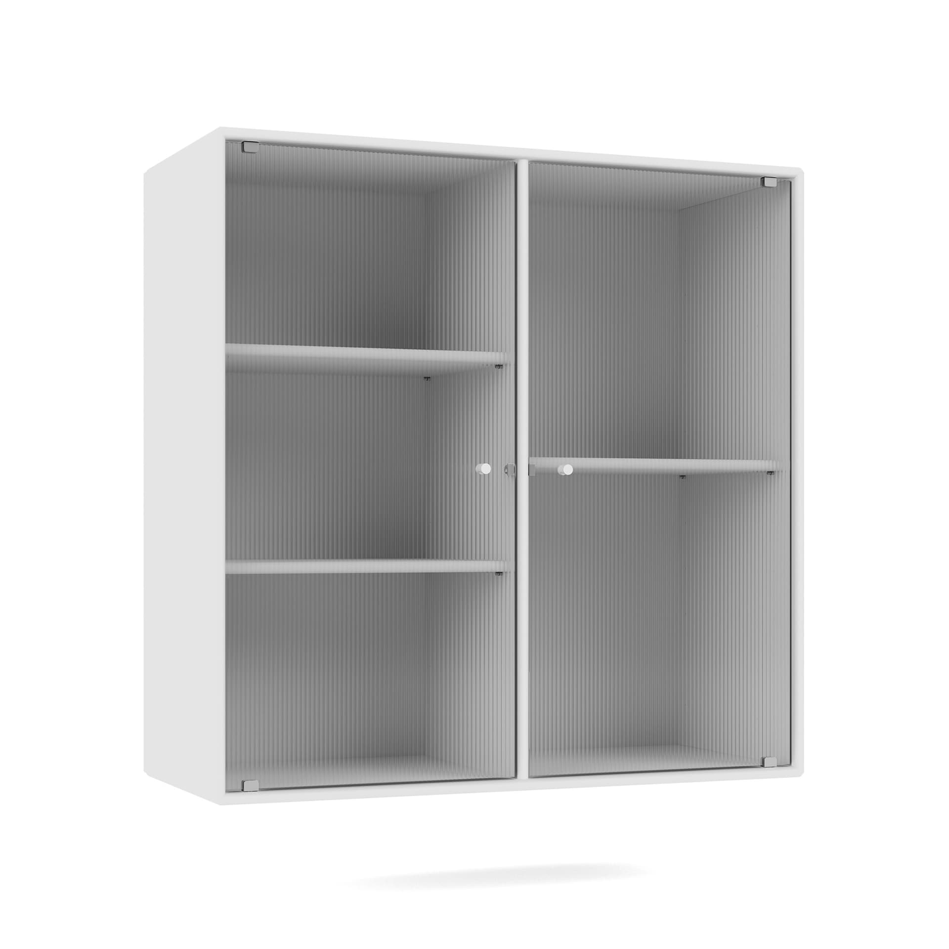 Montana - Ripple Ii – Vitrine Cabinet 101-Newwhite 04 Suspension Rails - Vitrineskap - Peter J. Lassen - Hvit - Tre