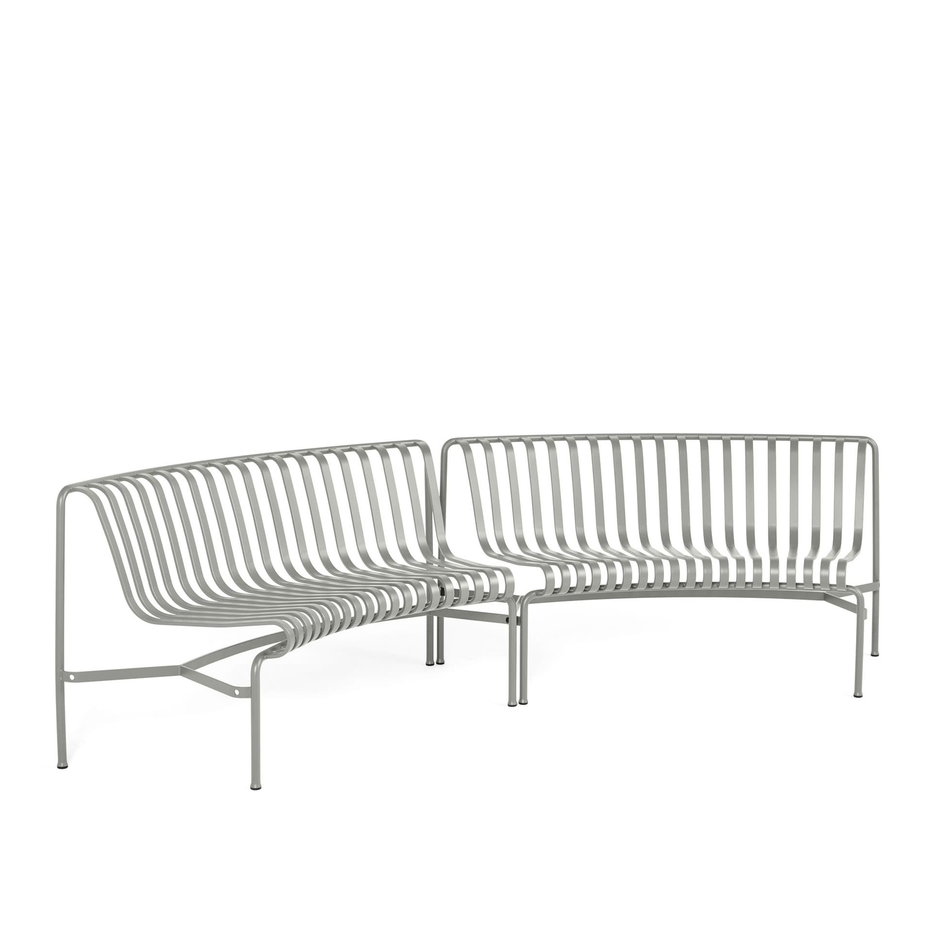 HAY - Palissade Park Dining Bench - Sky grey In/In - Hagebenker & sofaer - Ronan & Erwan Bouroullec - Grå