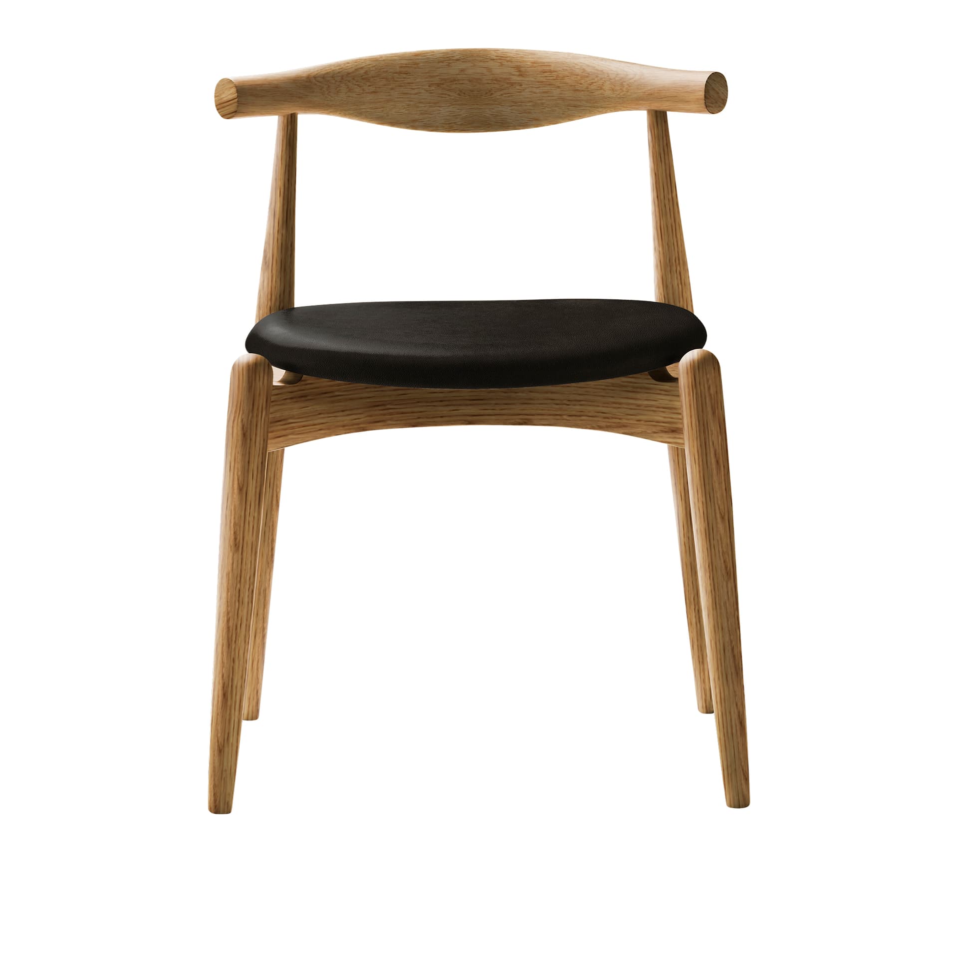 Carl Hansen - CH20, Oljad Ek, Lädergrupp B Thor - 301 - Spisestoler - Hans J. Wegner - Tre farget - Tre
