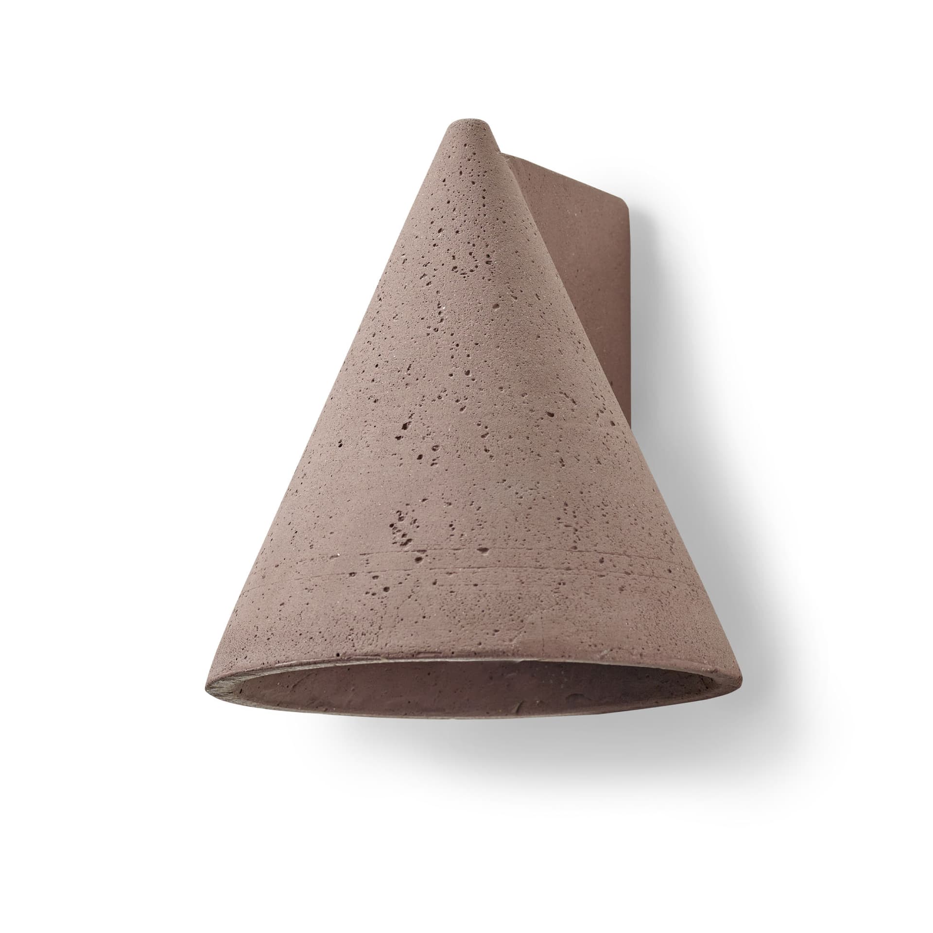 Serax - Wall Lamp Cone Dark Red - Vegglamper - Thijs Prinsen - Rød - Stein