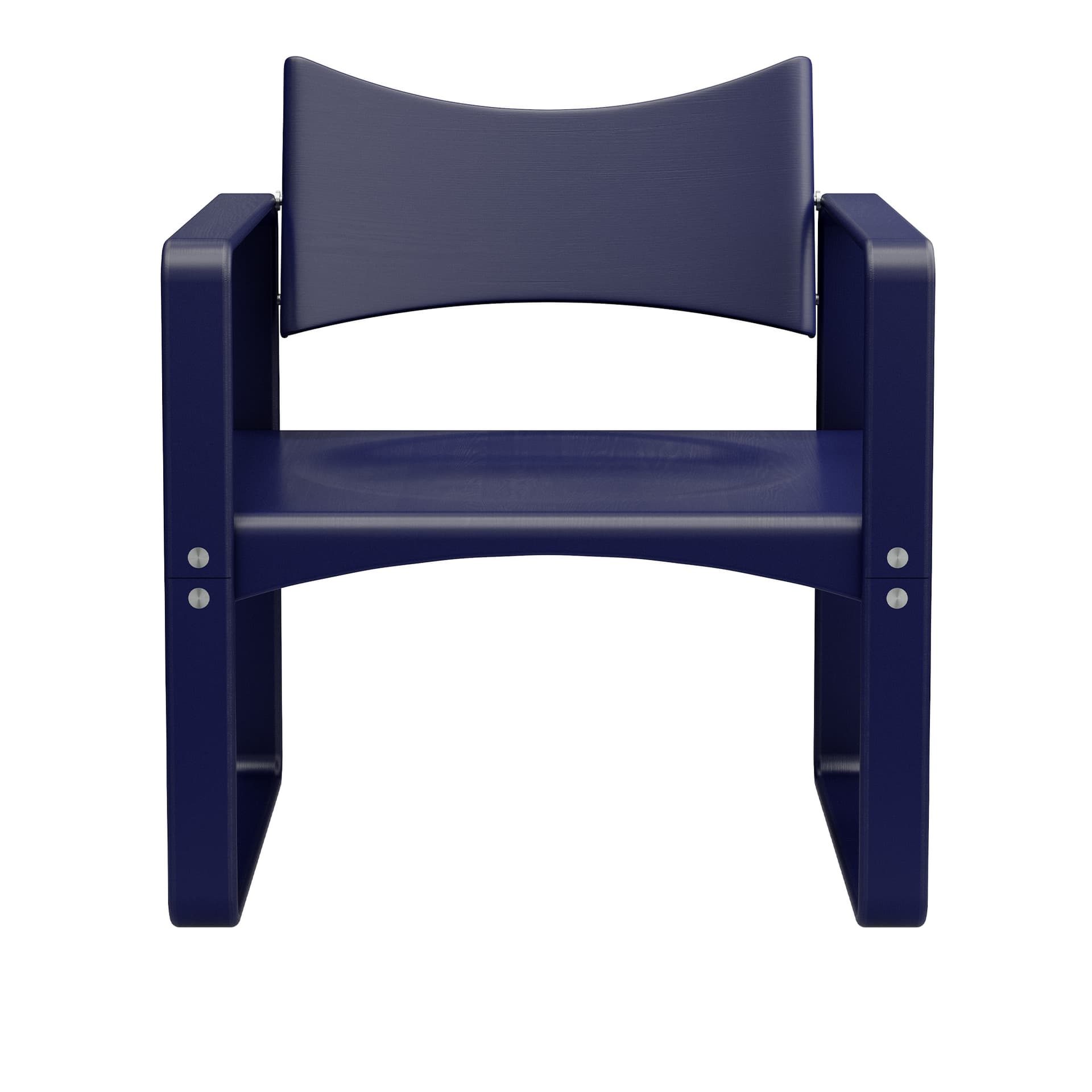 Verpan - Series 270 F Armchair Blue - Lenestoler - Verner Panton - Blå - Tre