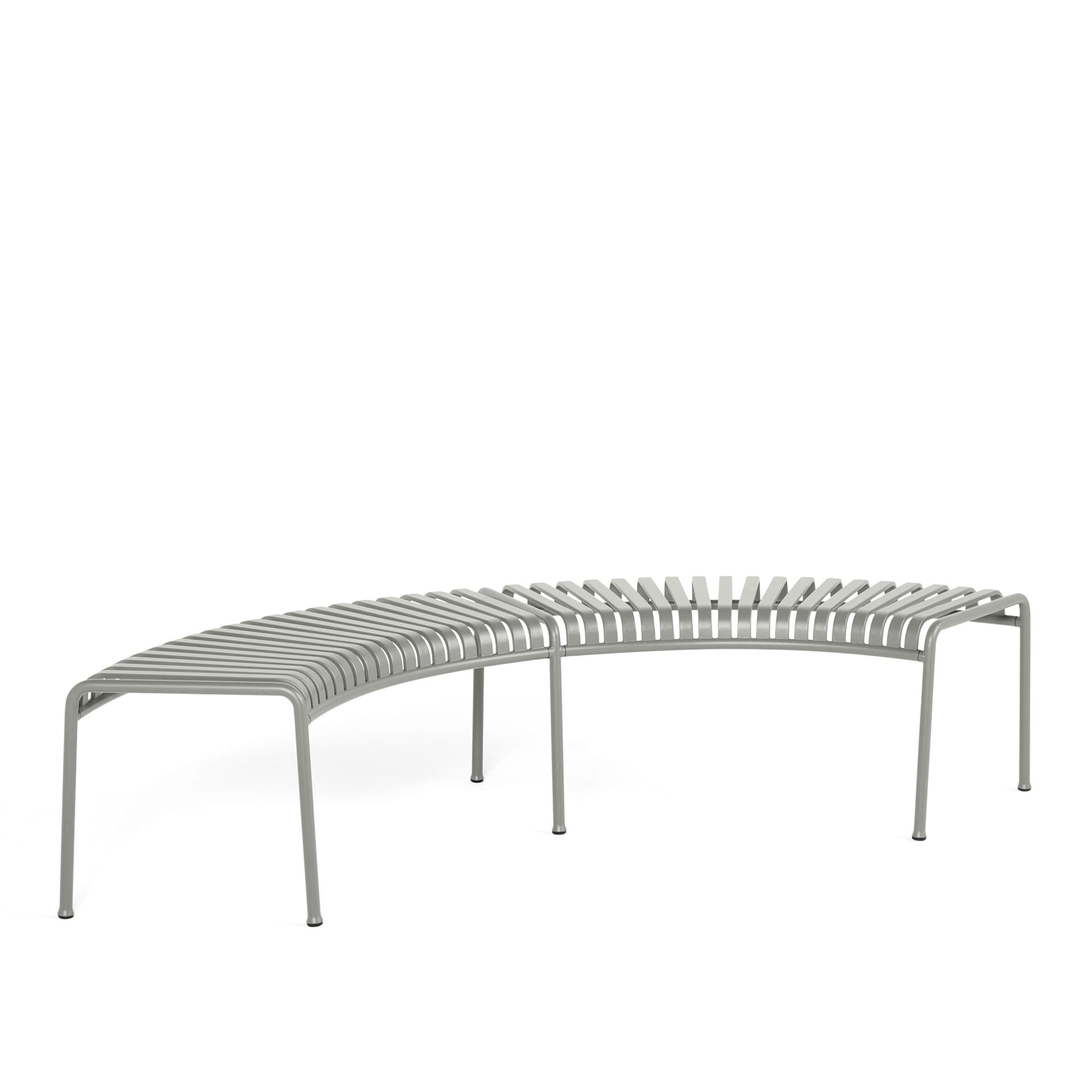 HAY - Palissade Park Bench - Sky grey - Hagebenker & sofaer - Ronan & Erwan Bouroullec - Grå