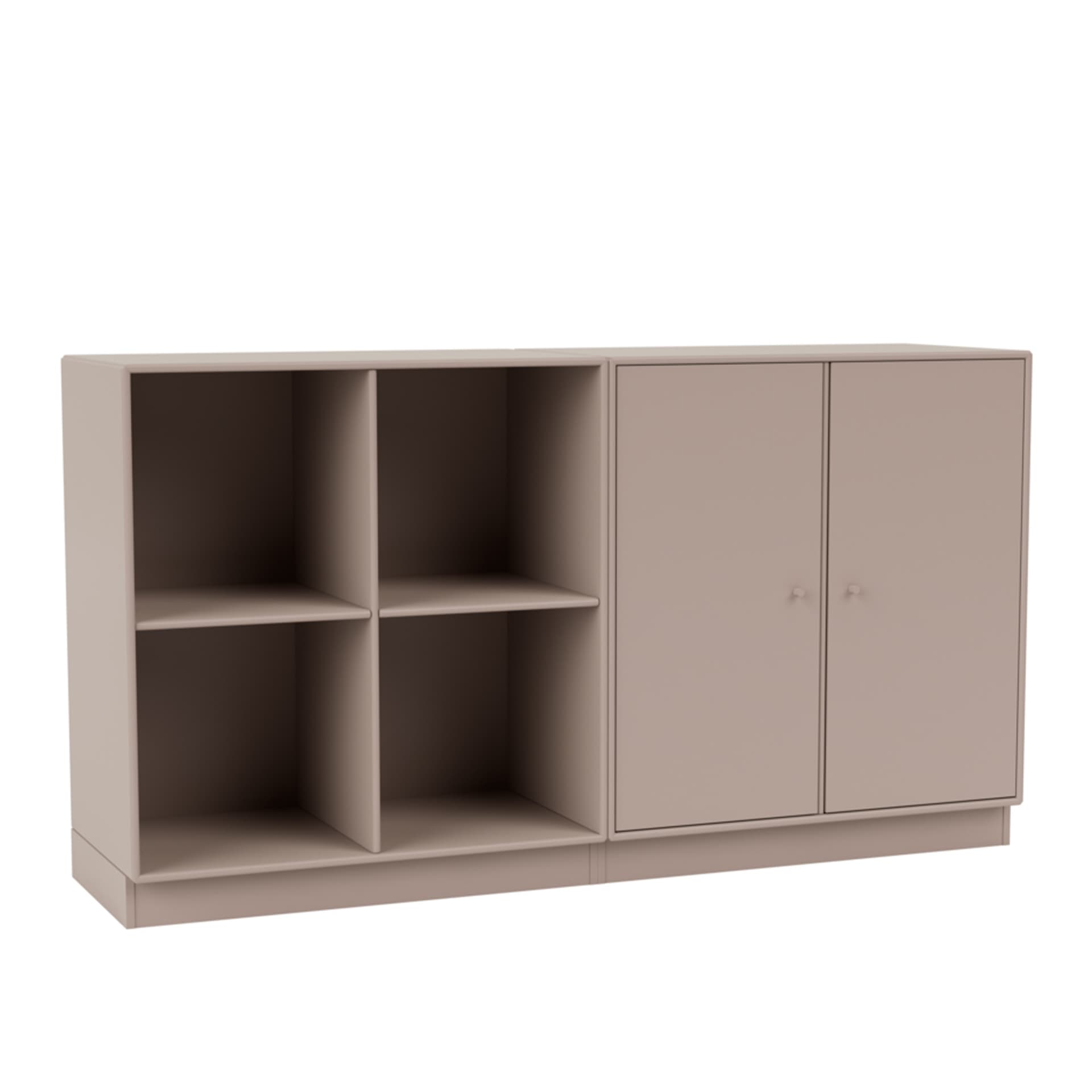 Montana - Pair Classic Sideboard, Plinth H7 cm - Mushroom - Sideboards - Peter J. Lassen - Beige - Tre