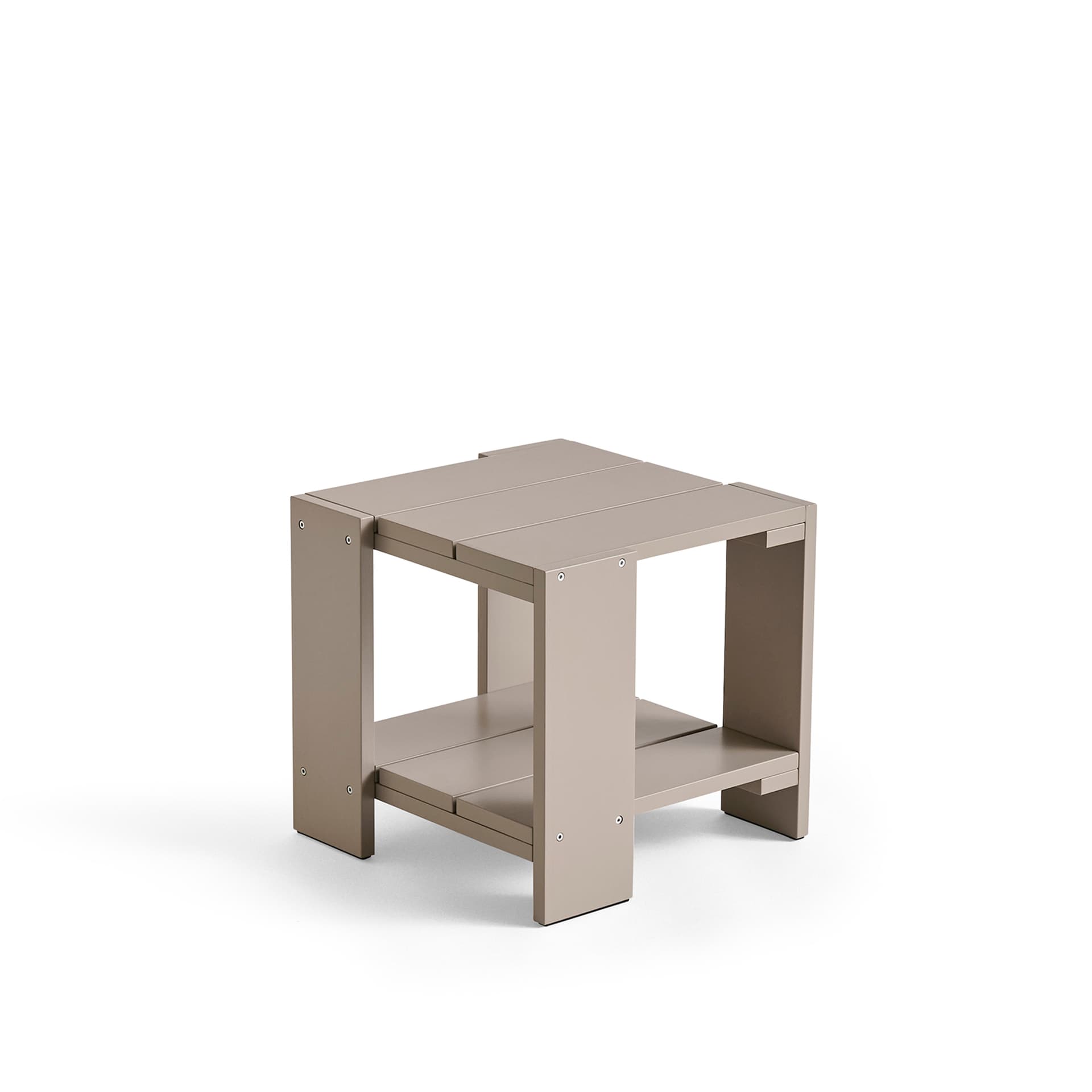 HAY - Crate Side Table / London Fog - Utendørs småbord & sidebord - Gerrit Rietveld - Grå - Tre