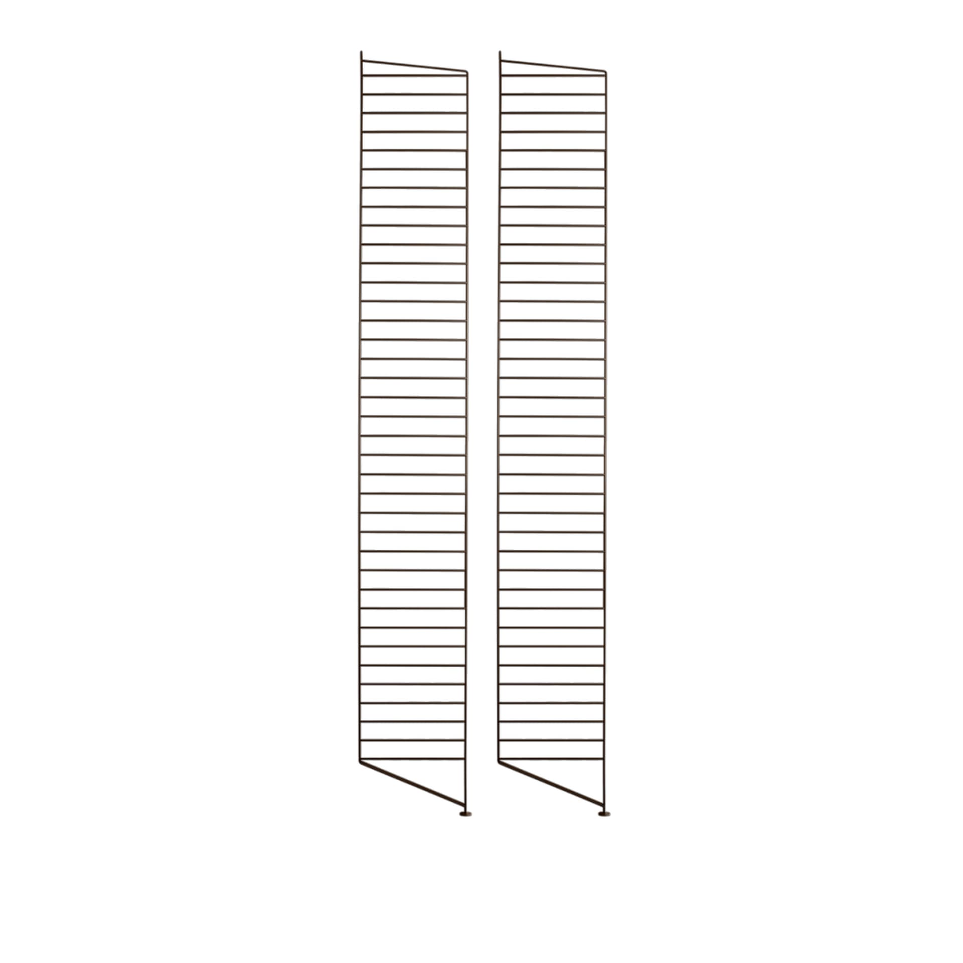 String - Gulvgavl 200x30cm 2-pack brun - Hyller & Hyllesystem