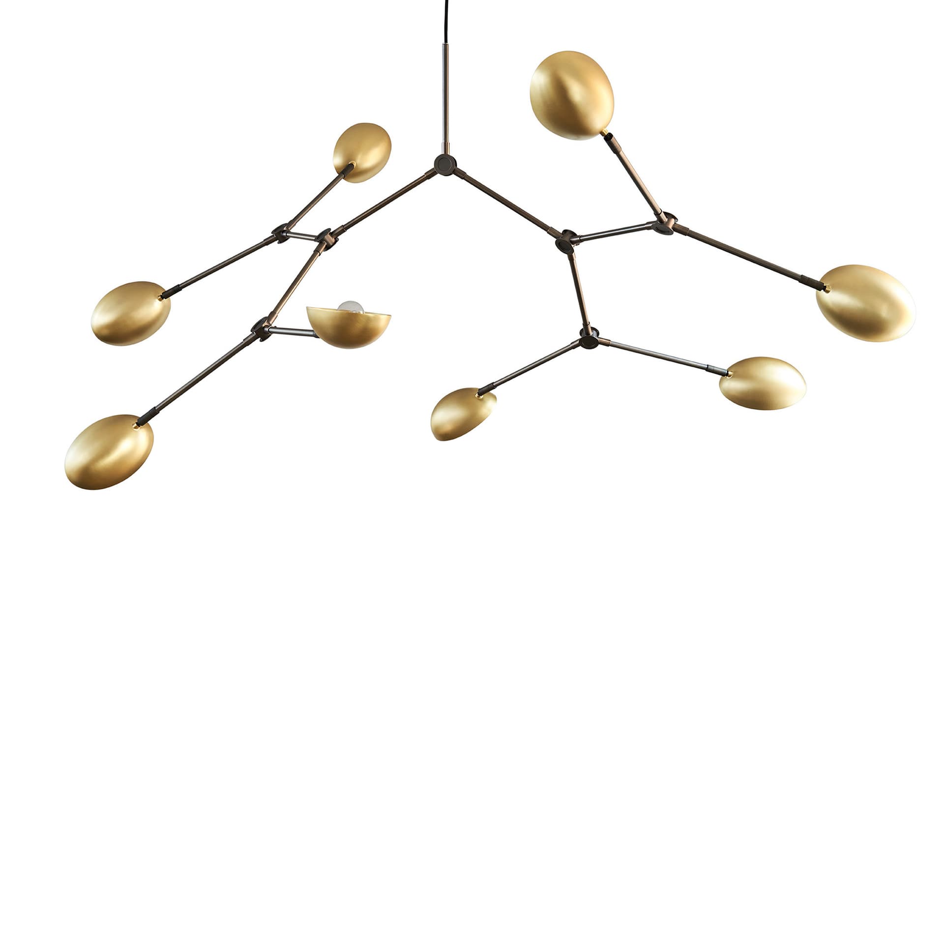 101 Copenhagen - Drop Chandelier Brass - Lysekroner - Kristian Sofus Hansen,Tommy Hyldahl - Gull