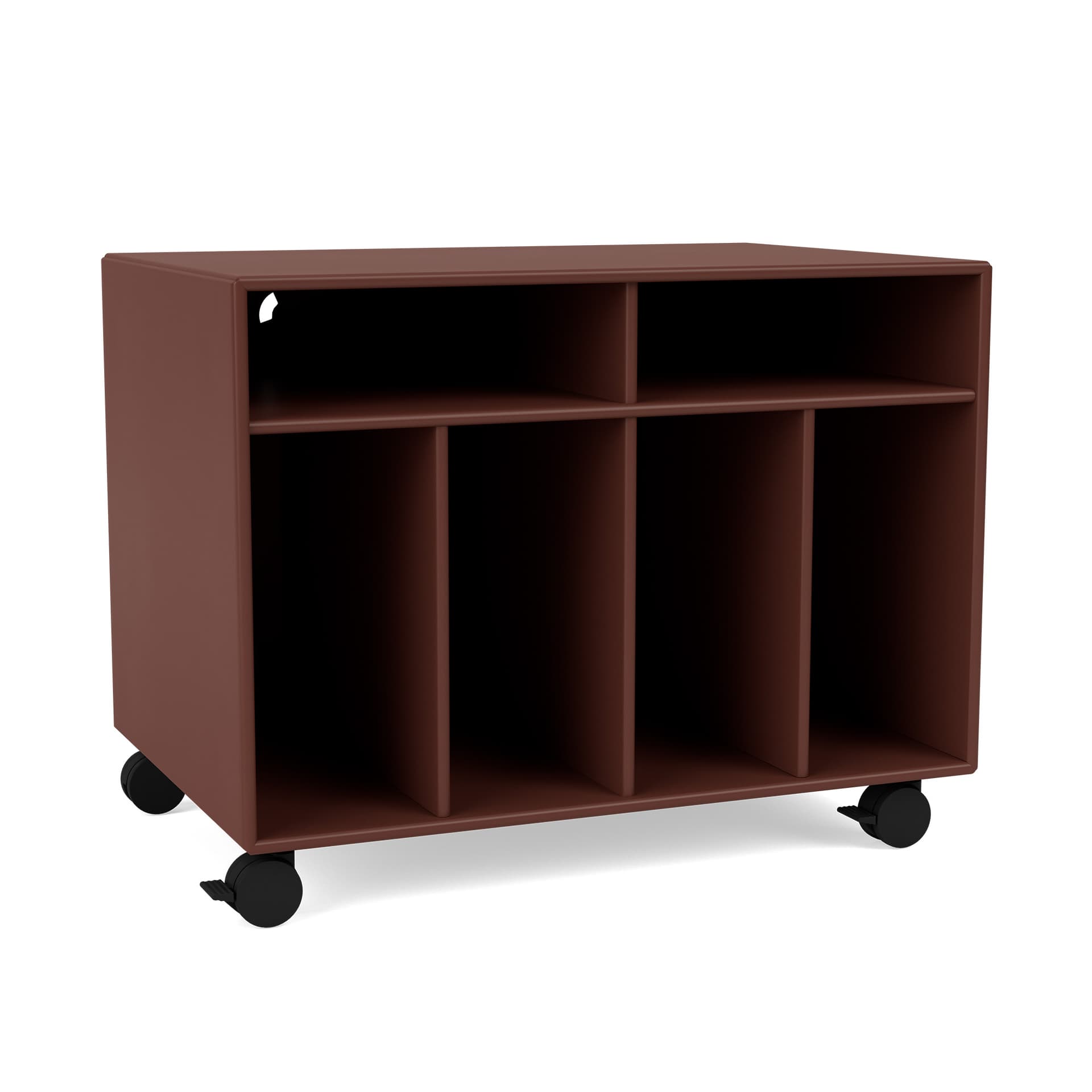 Montana - SPIN I Vinyl Storage, 05-CastorsCR70Black, 155 Masala - TV-benker - Peter J. Lassen - Brun